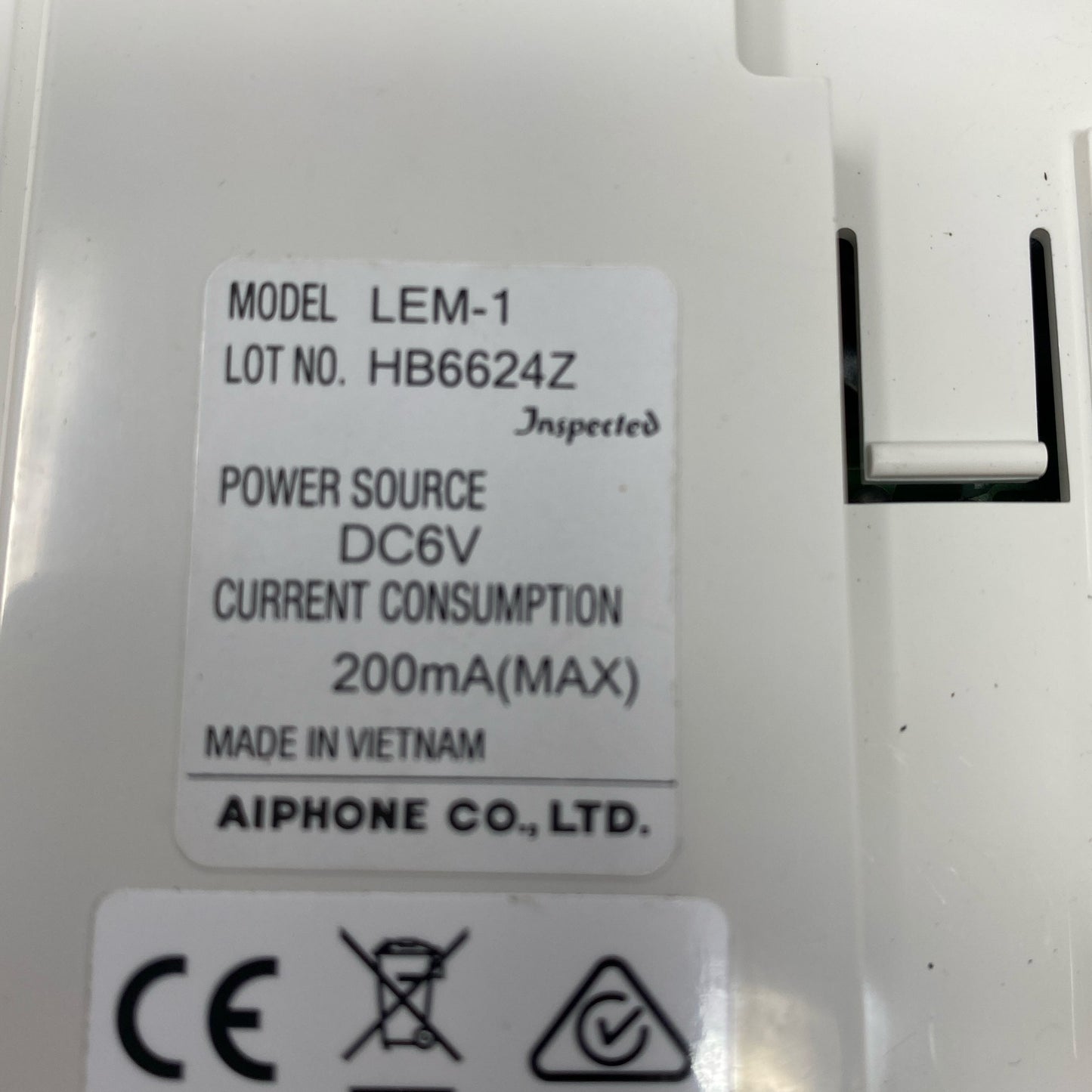 Serial #/Tag-LPNPMGR1382106
