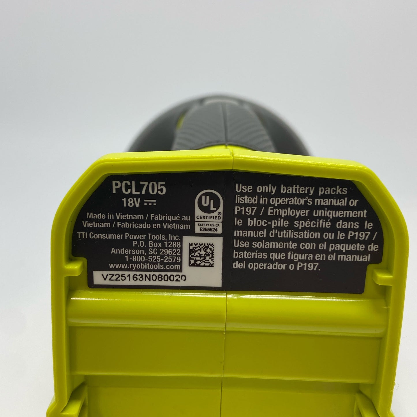 Serial #/Tag-UNT833745587