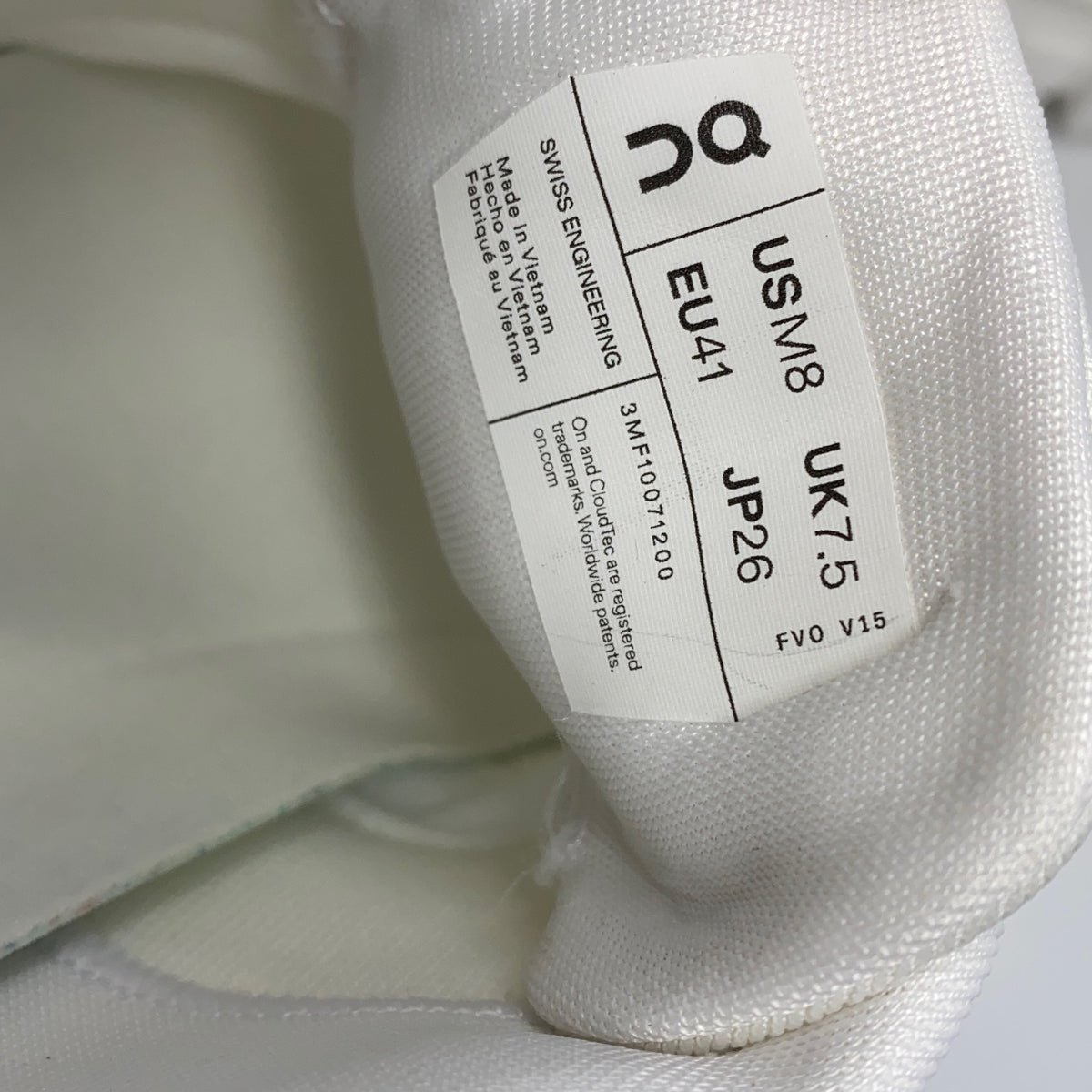 Serial #/Tag-UNT601314JT9