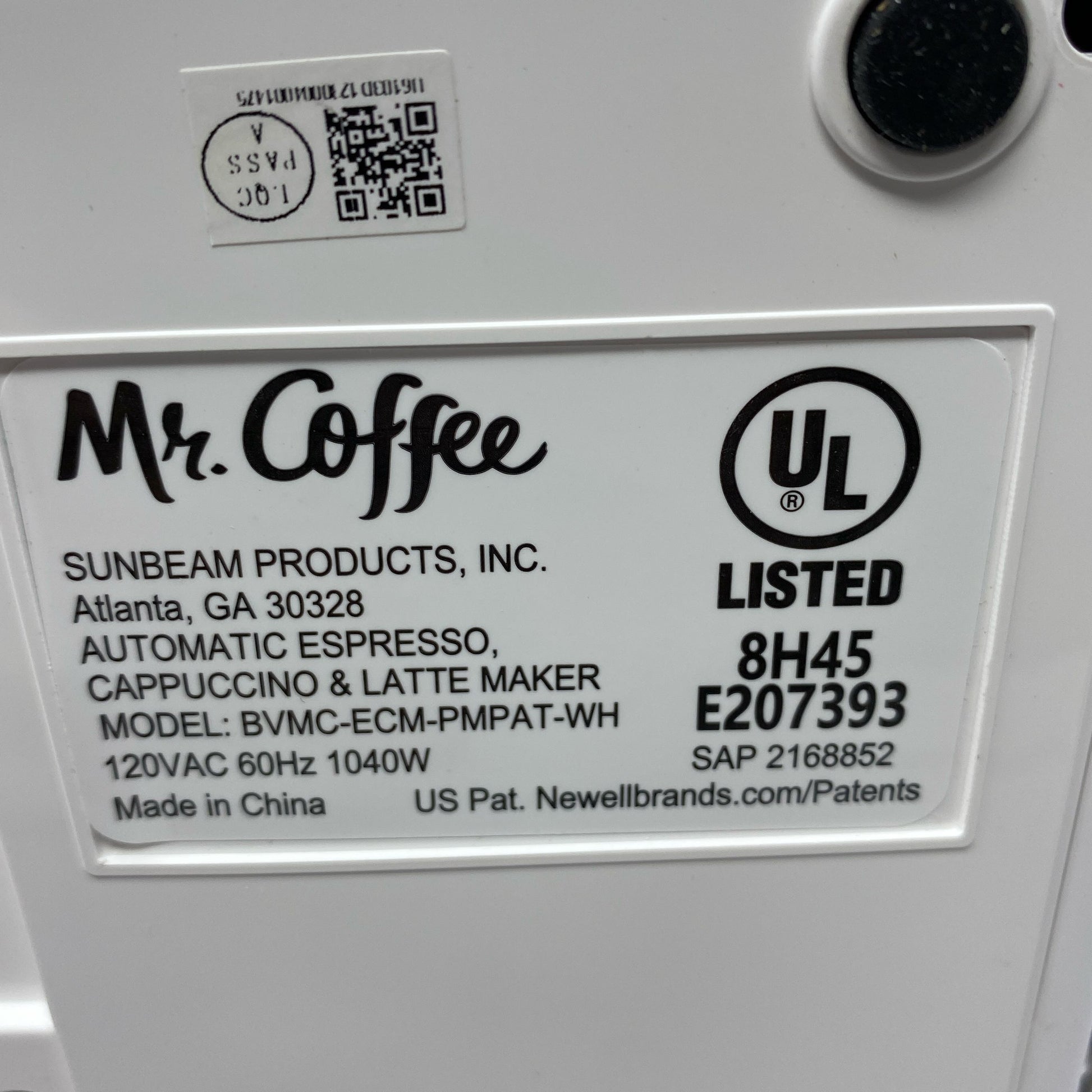 Serial #/Tag-LPNPMCL1051147