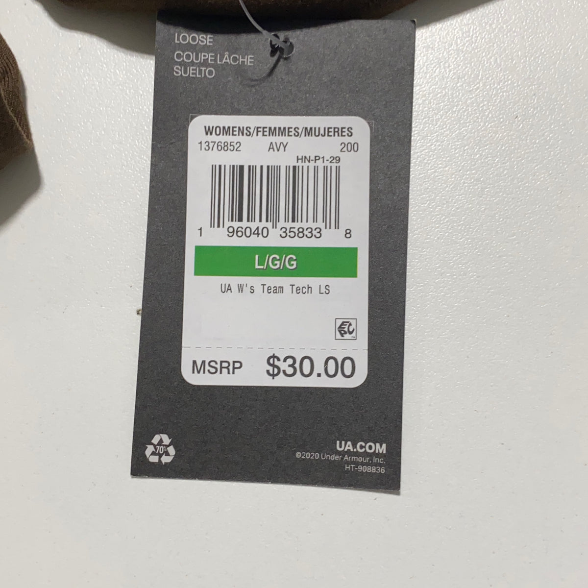 Serial #/Tag-UNT290734VY3
