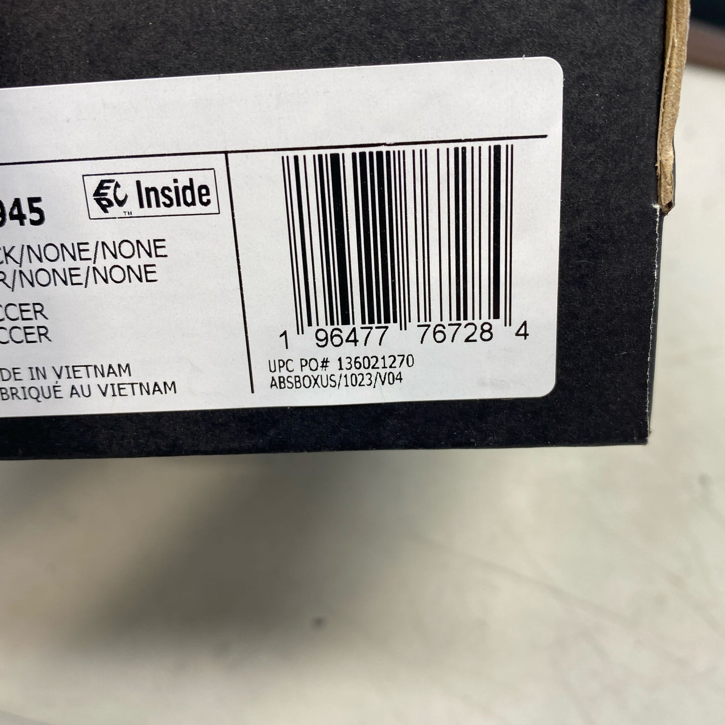 Serial #/Tag-UNT115824AUR