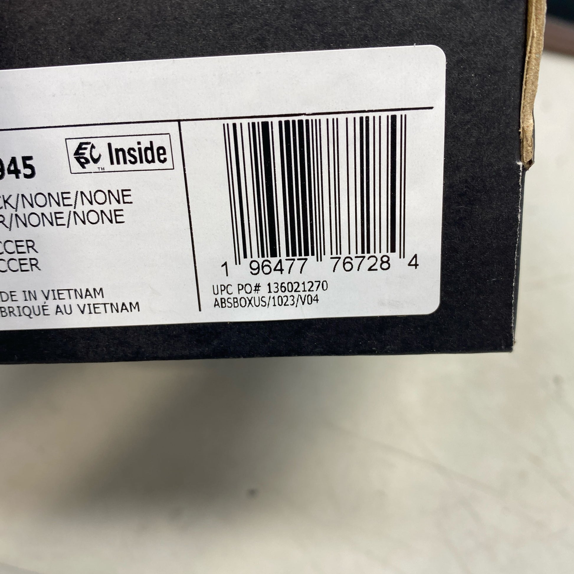 Serial #/Tag-UNT115824AUR