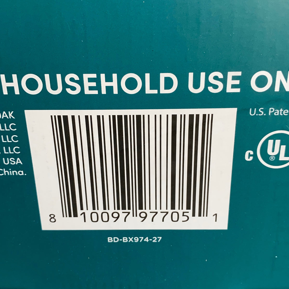 Serial #/Tag-UNT110114RKS