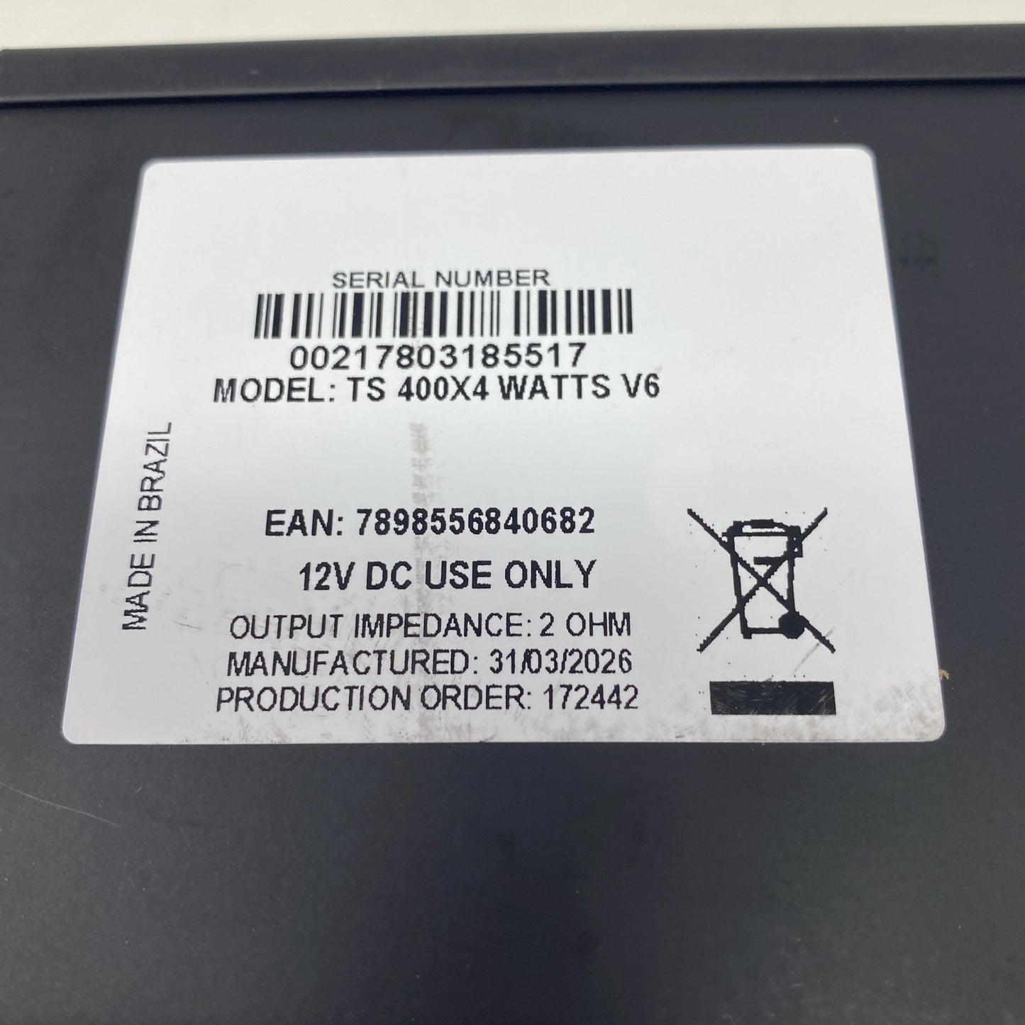 Serial #/Tag-UNT813633FLQ