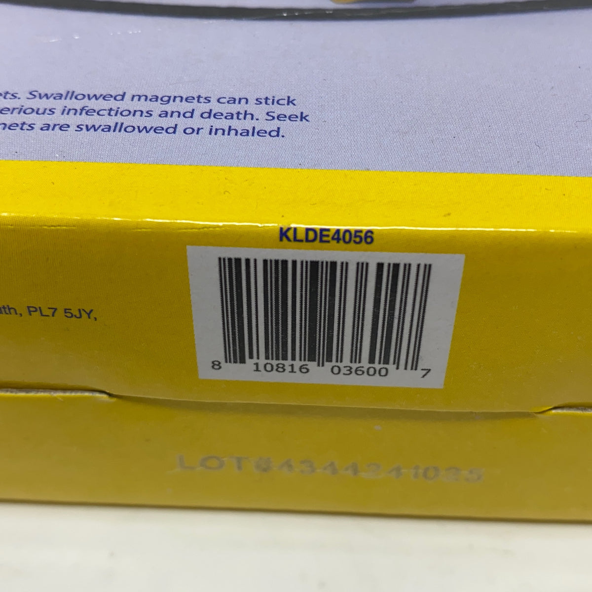 Serial #/Tag-UNT558513NLH