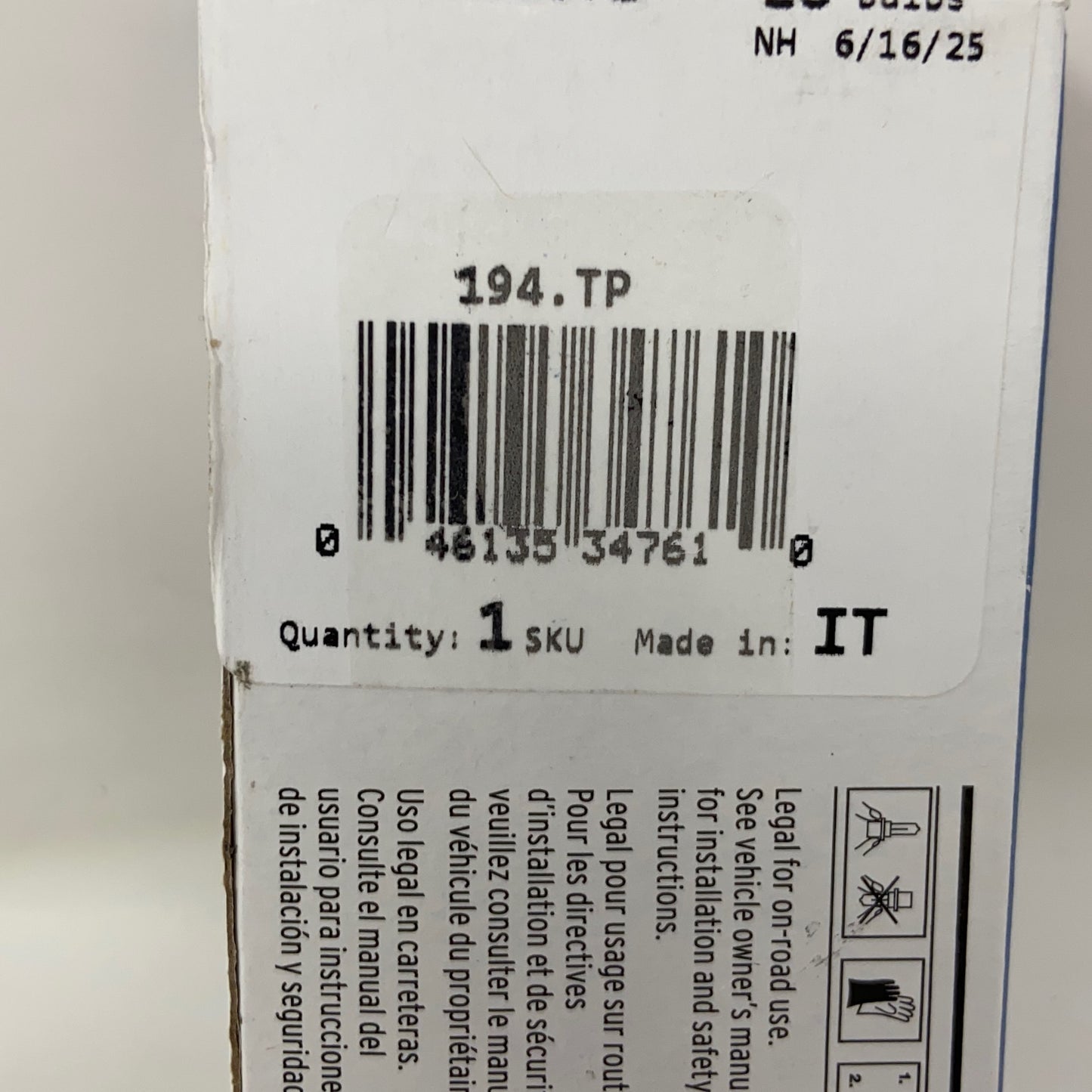 Serial #/Tag-UNT451336AW2