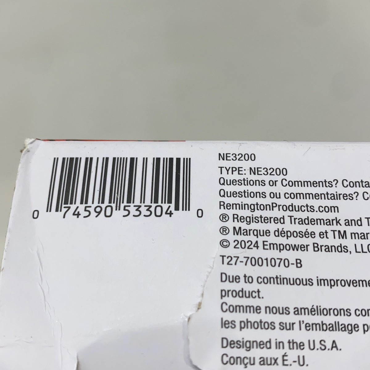 Serial #/Tag-LPNO600745638