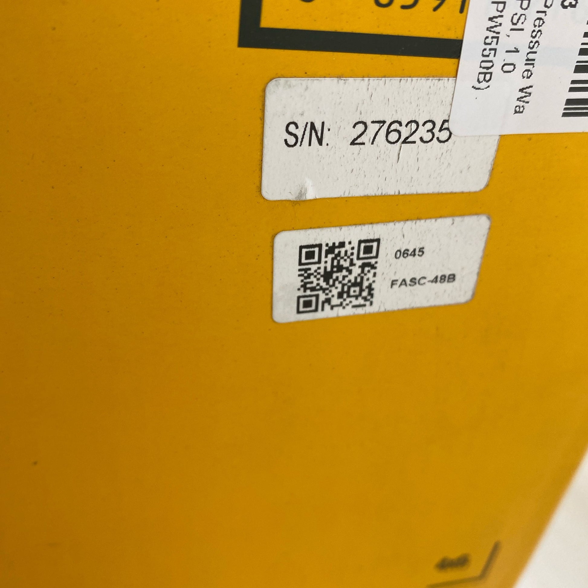 Serial #/Tag-UNT93637307E