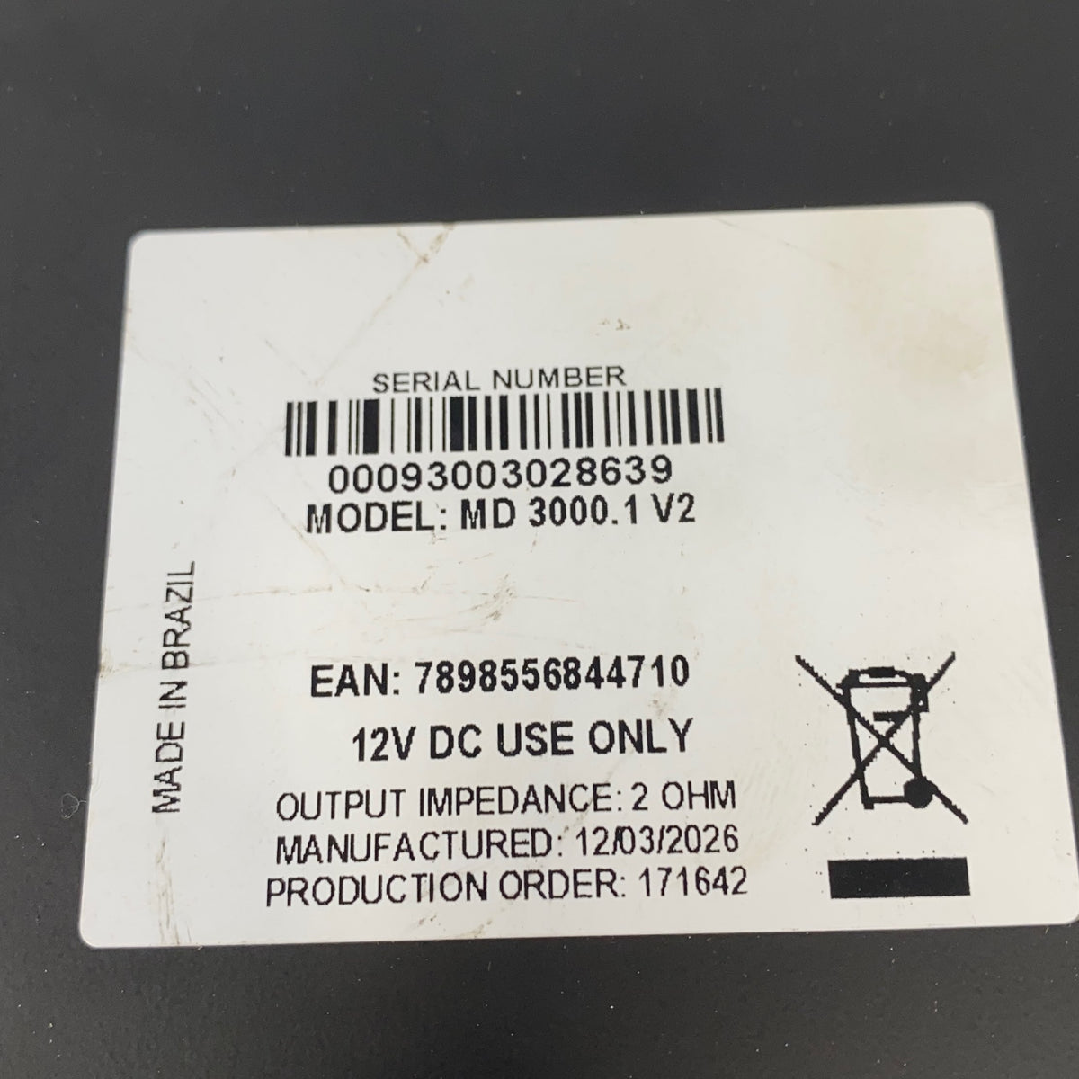 Serial #/Tag-LPNAC524485327