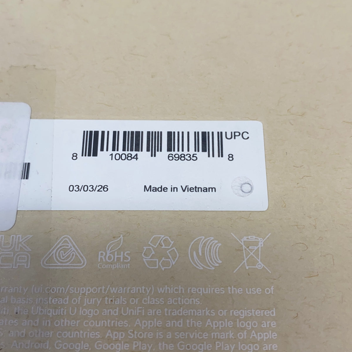 Serial #/Tag-UNT594459898