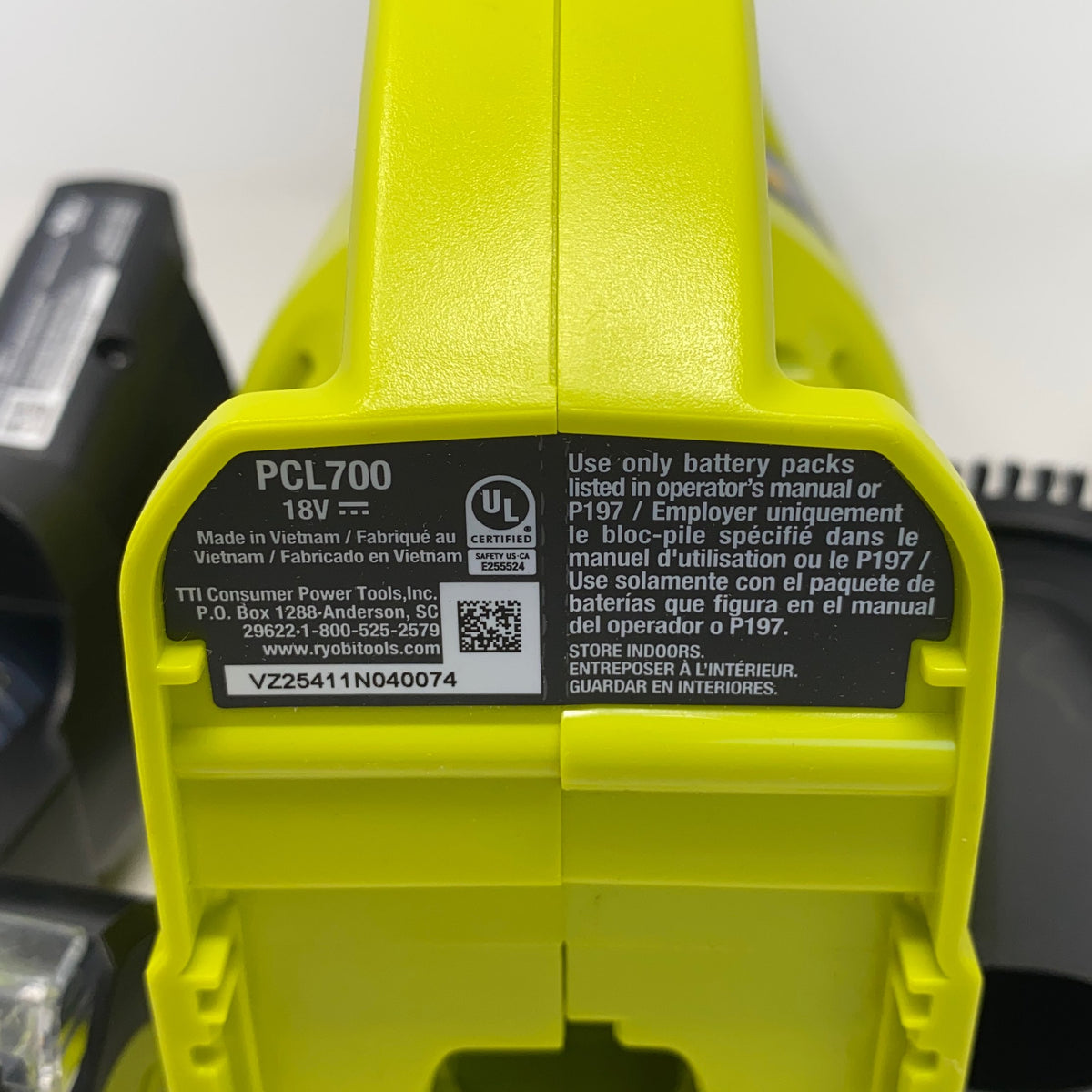 Serial #/Tag-LPNPMFZ6955395