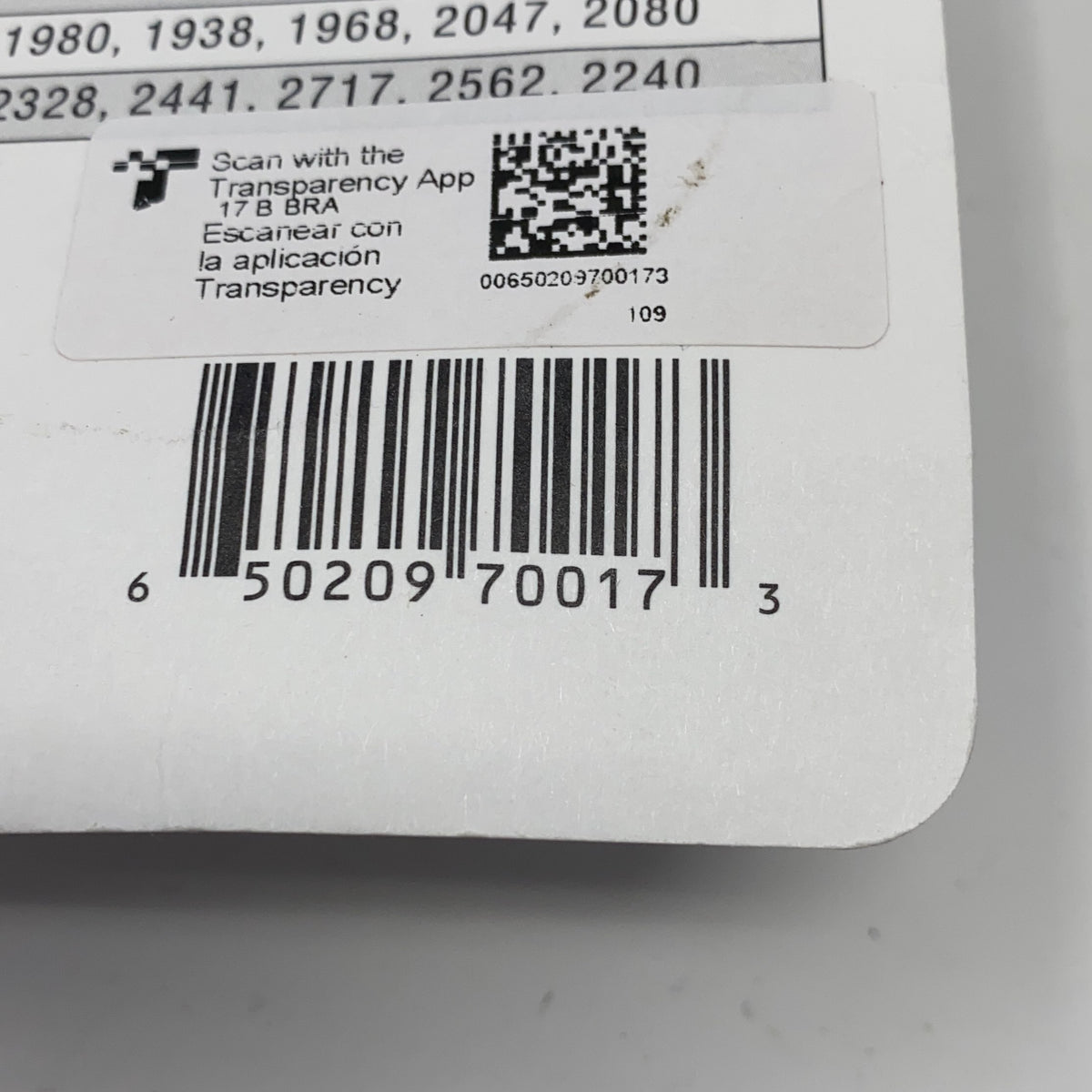 Serial #/Tag-LPNPMGK6989871