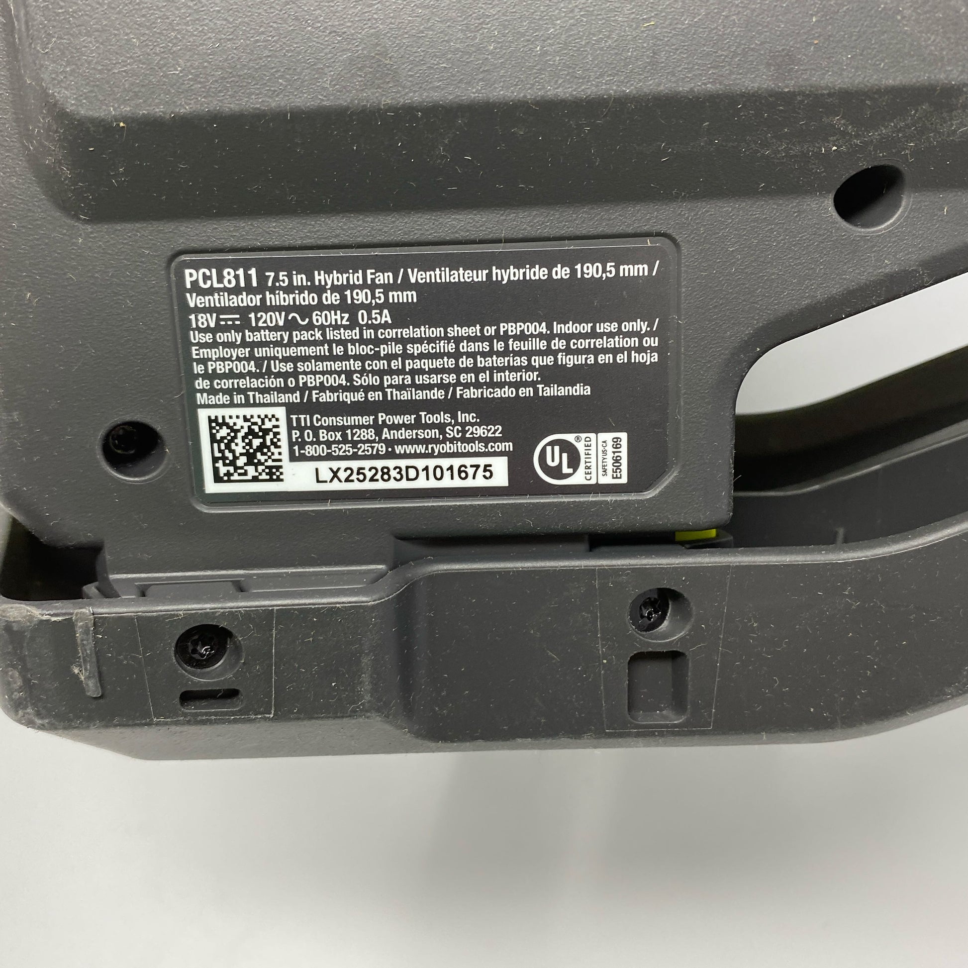 Serial #/Tag-UNT810067K7U