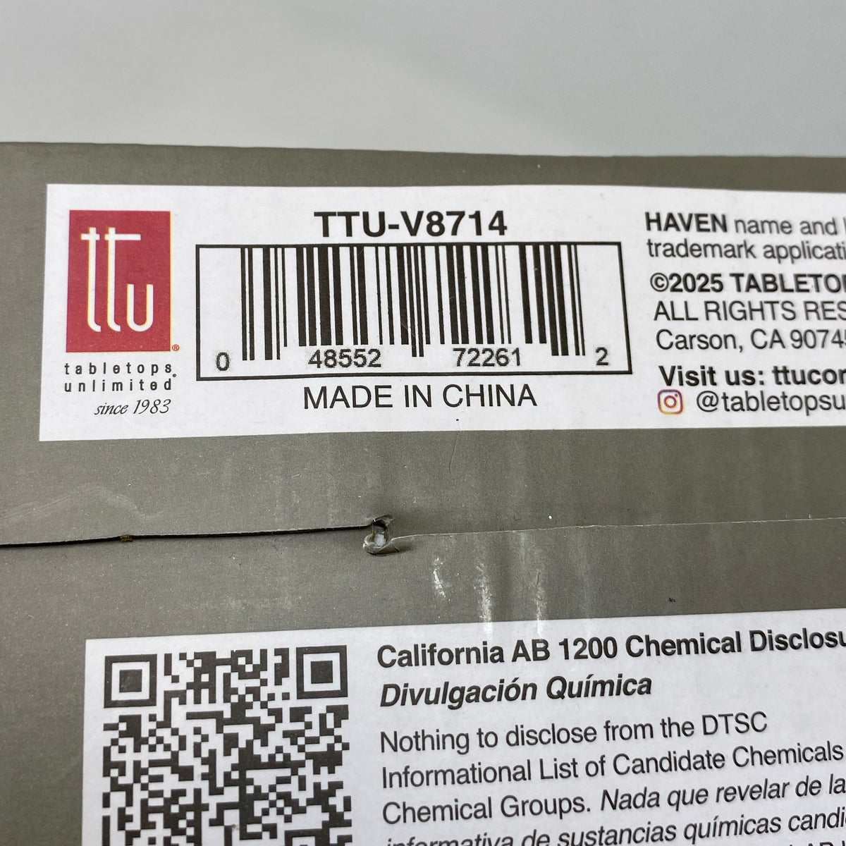 Serial #/Tag-UNT838947LVH