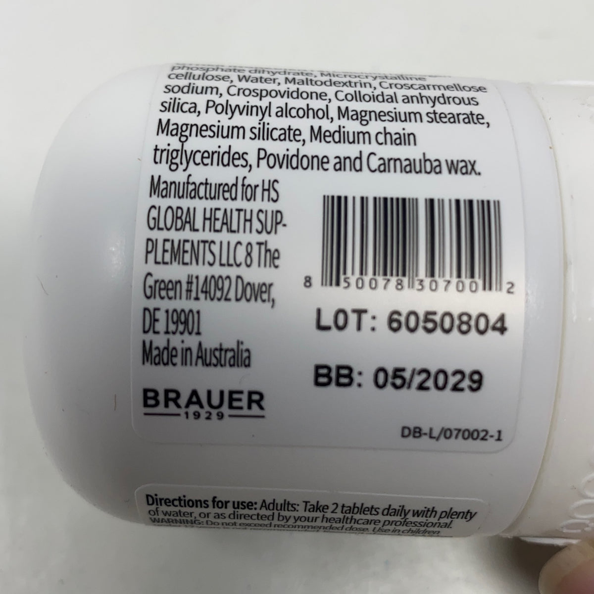 Serial #/Tag-UNT502827BO0