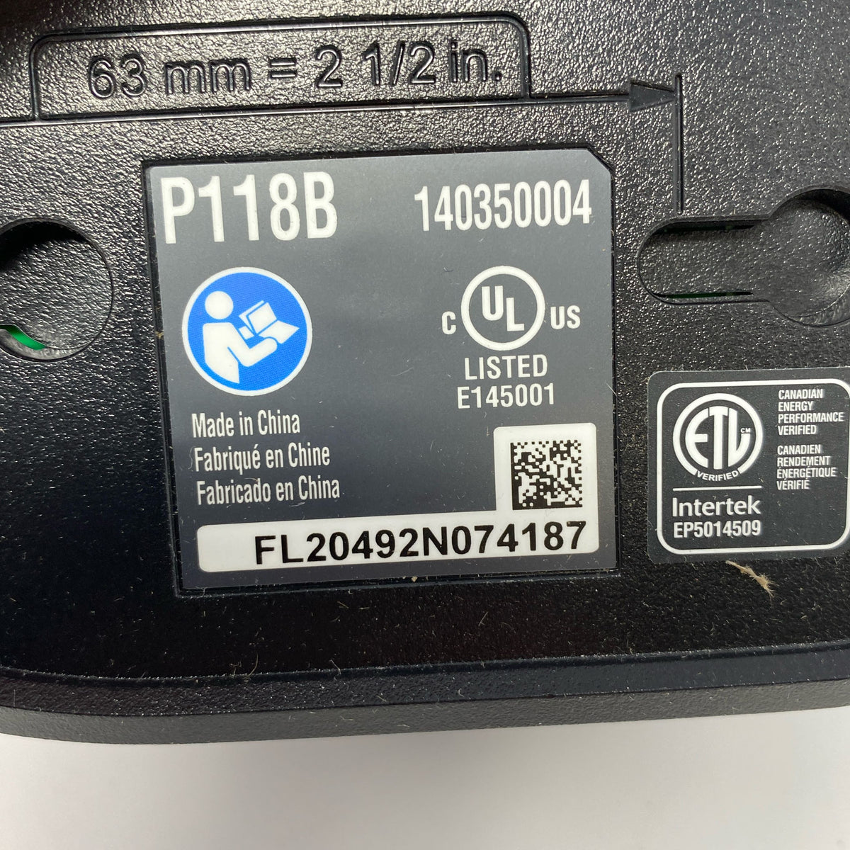 Serial #/Tag-LPNO592425495
