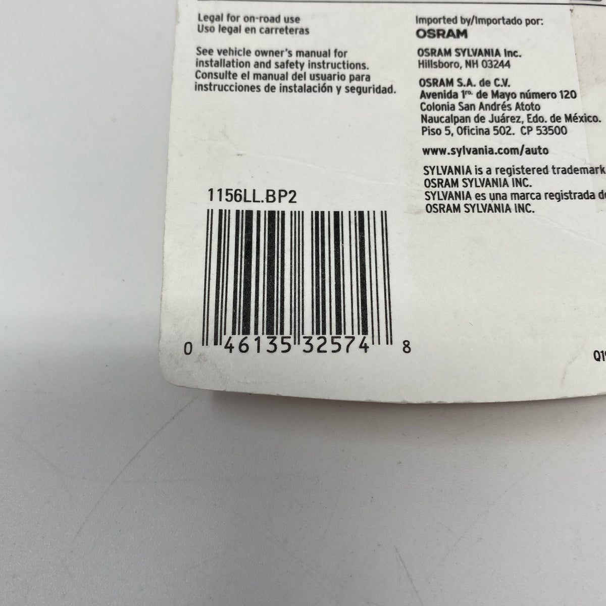 Serial #/Tag-LPNPMGO5867396