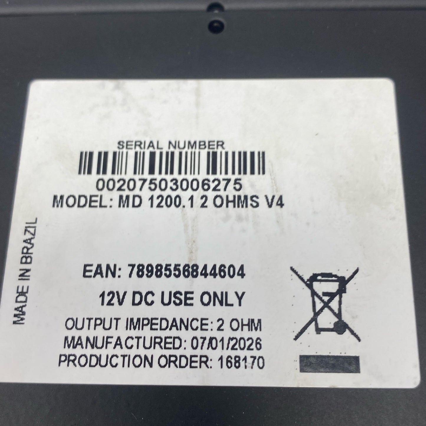 Serial #/Tag-LPNO516899974