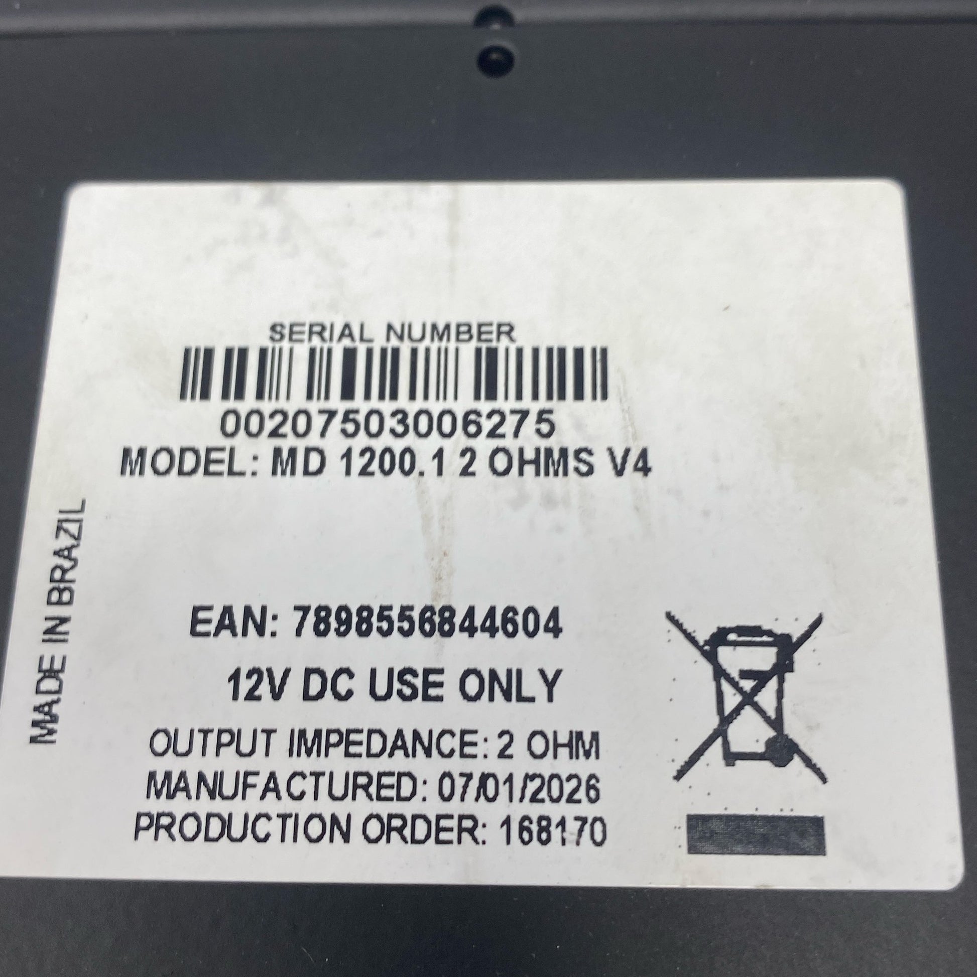 Serial #/Tag-LPNO516899974