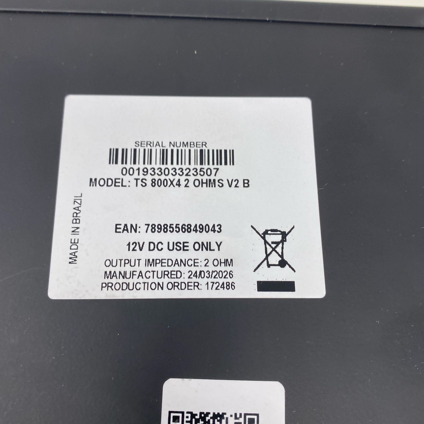 Serial #/Tag-UNT713029M81