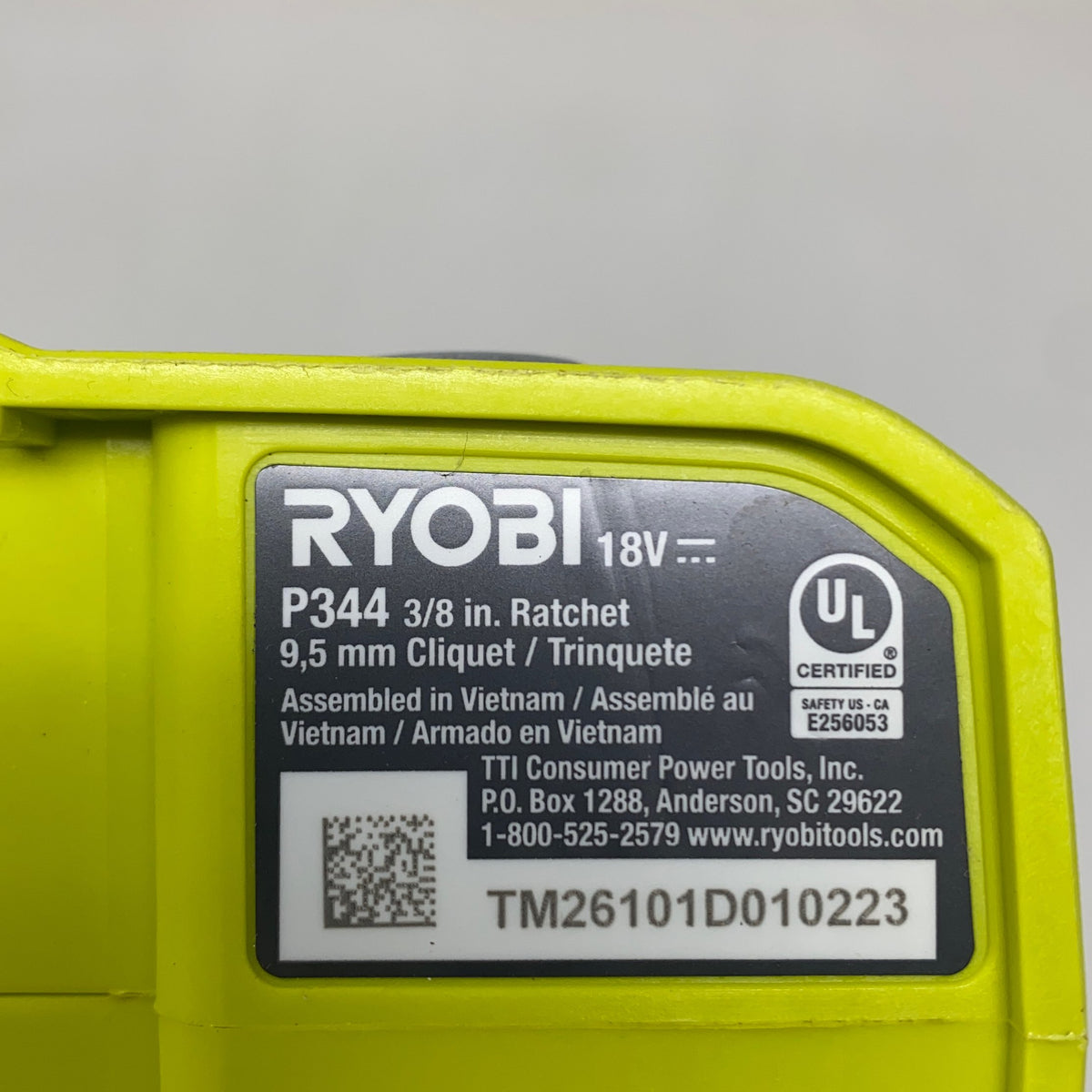 Serial #/Tag-LPNO620056900