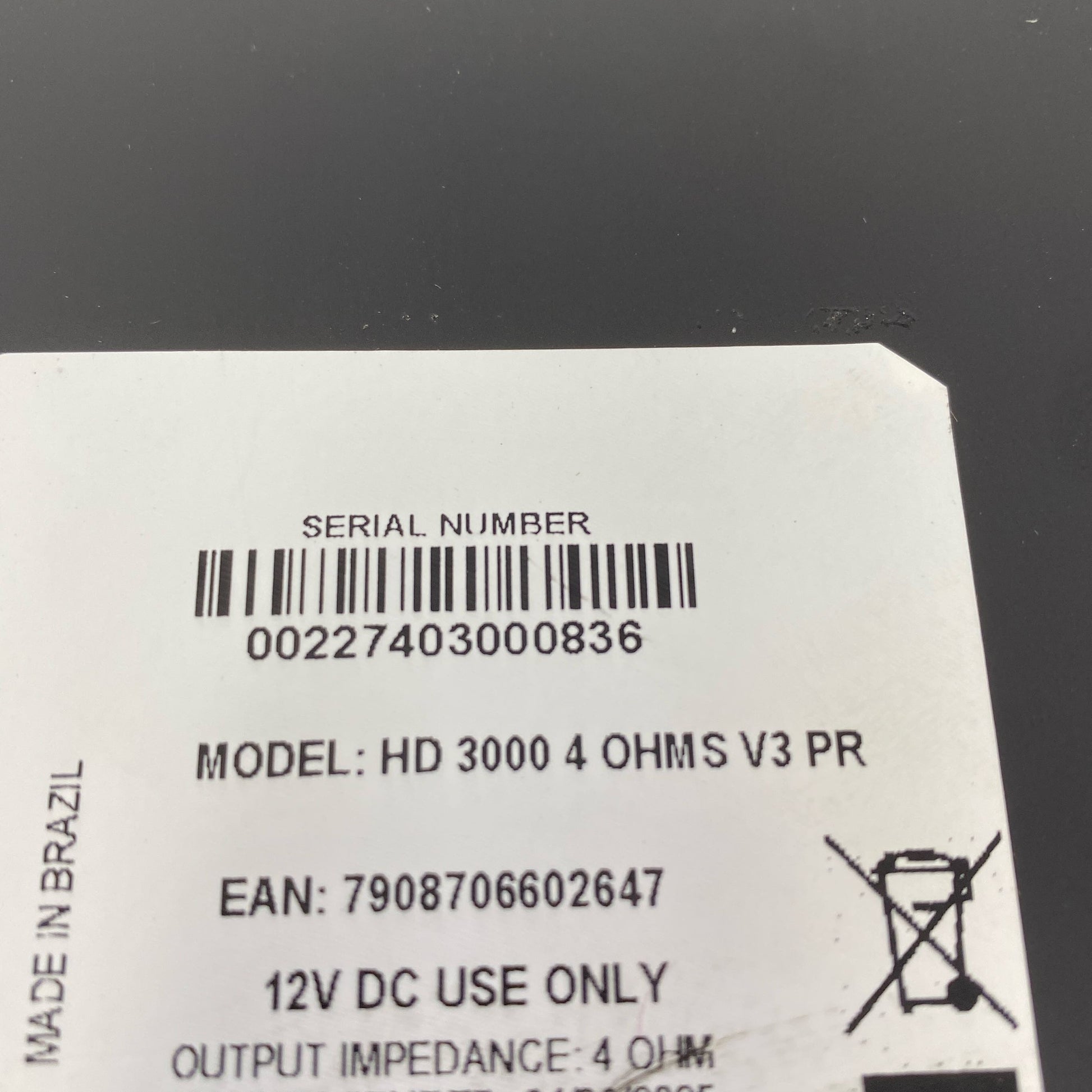 Serial #/Tag-LPNPMGM2206394