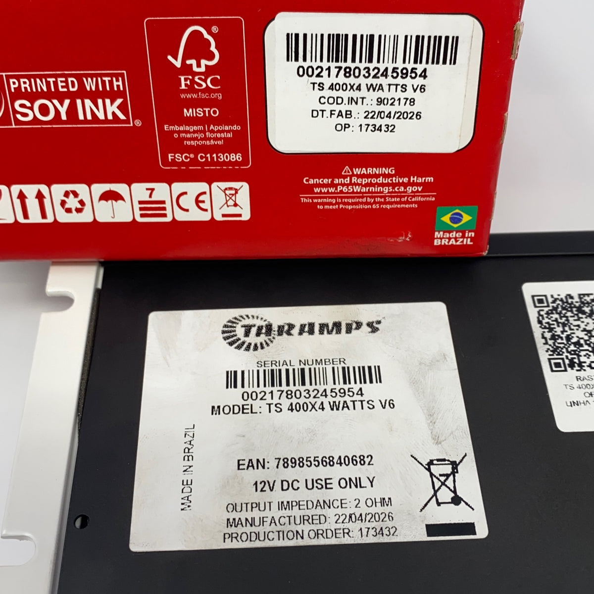 Serial #/Tag-UNT964955JPQ