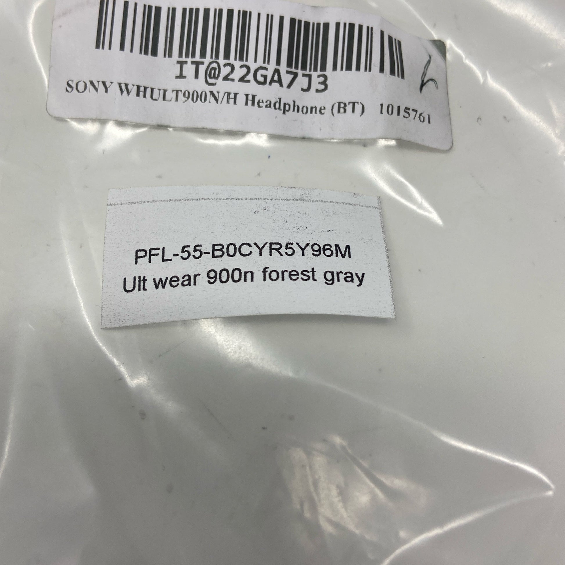 Serial #/Tag-UNT324097NOD