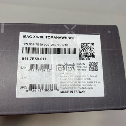 Serial #/Tag-LPNNE6VQ5LXS4