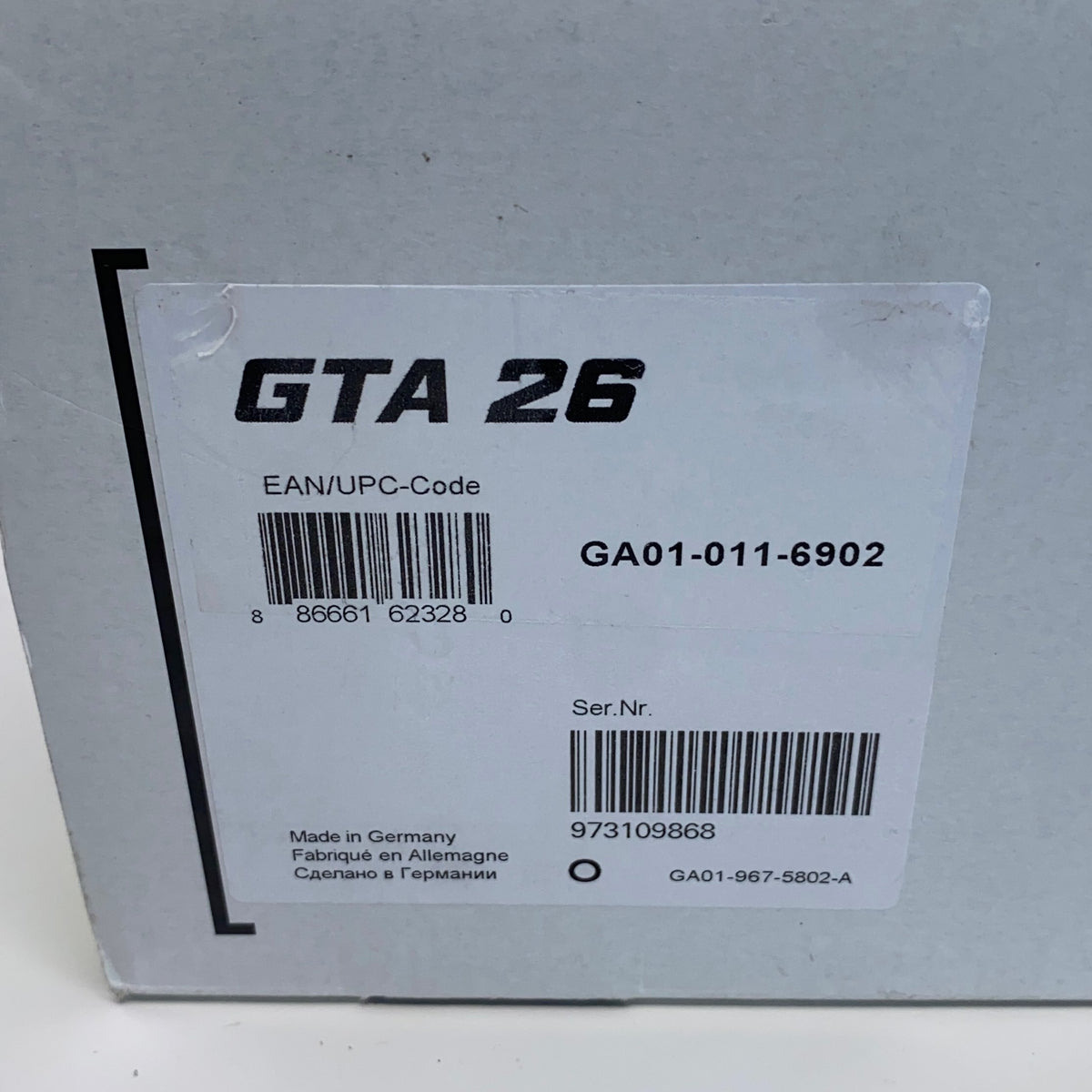 Serial #/Tag-LPNAC943057914