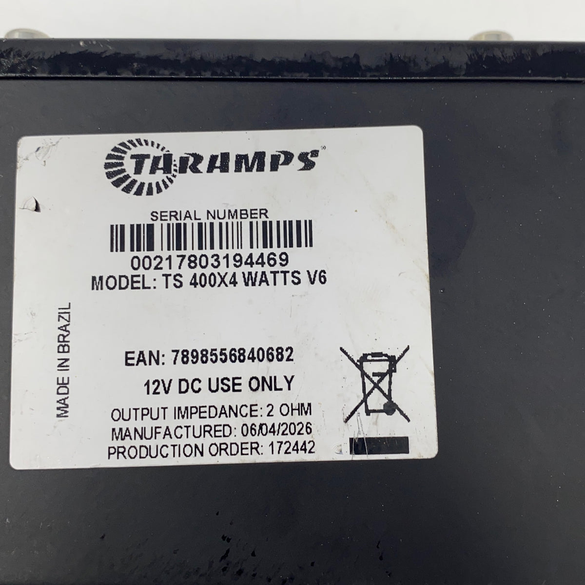 Serial #/Tag-LPNNG6VVX8GXG