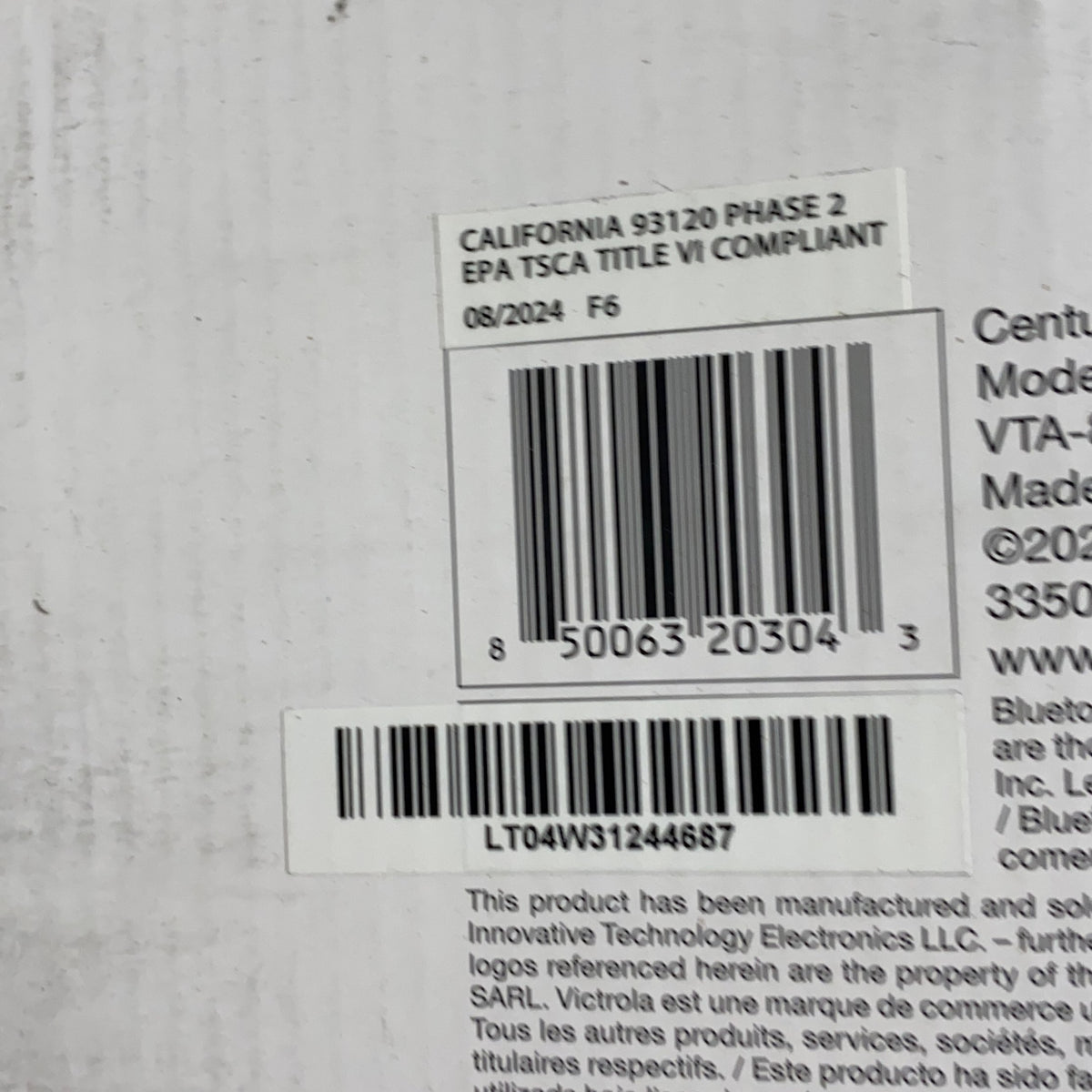 Serial #/Tag-UNT286557FCQ