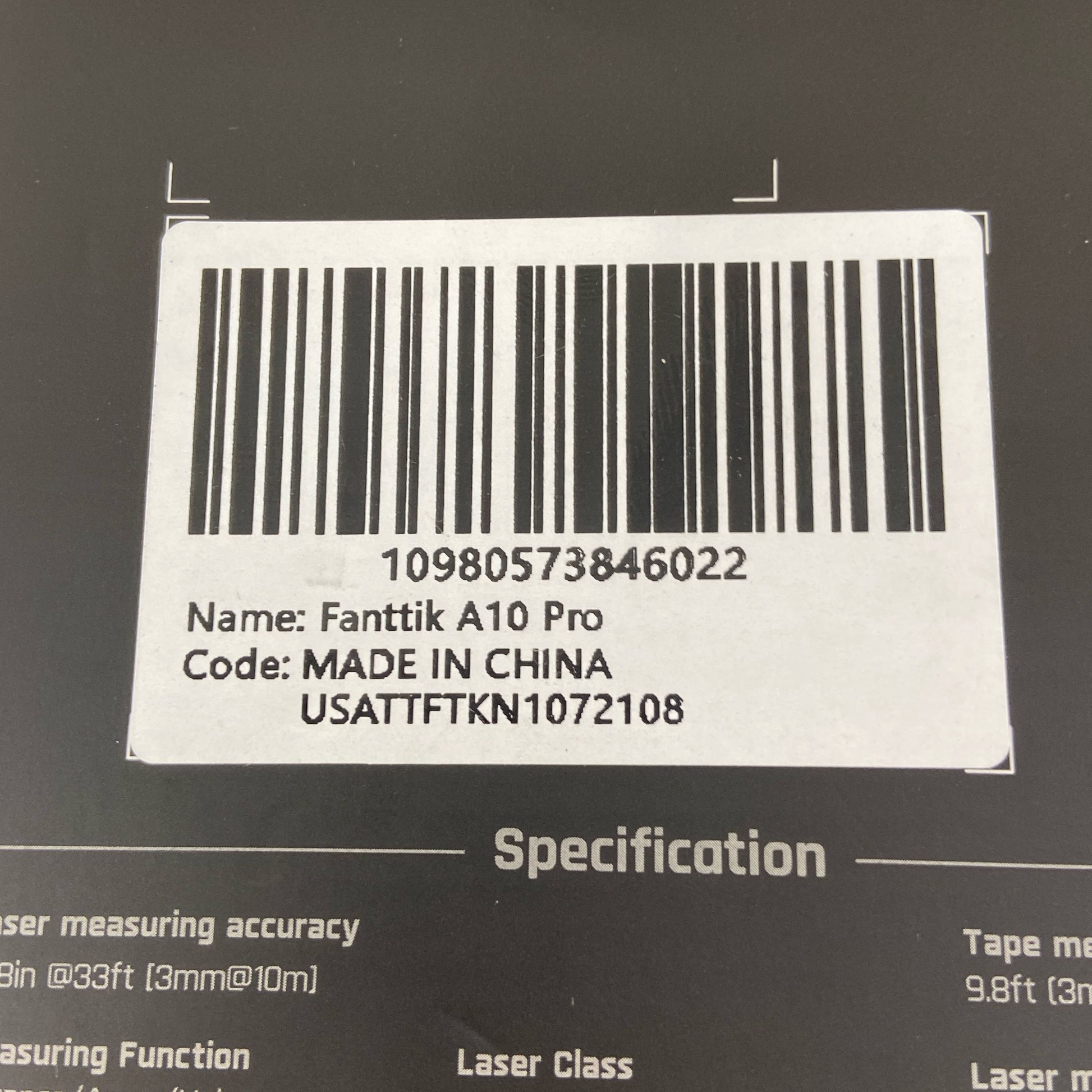 Serial #/Tag-UNT005818WA8