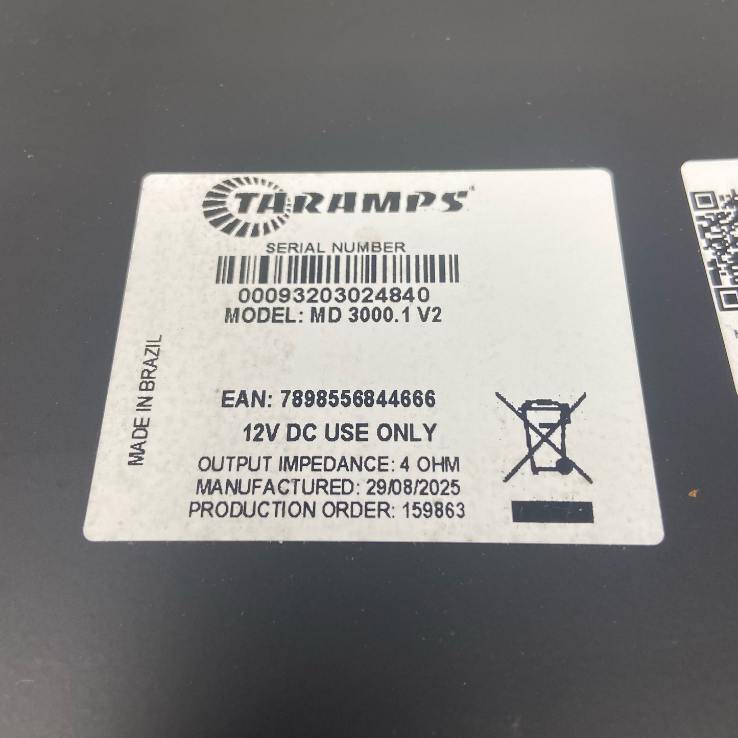 Serial #/Tag-LPNPMGQ5631089