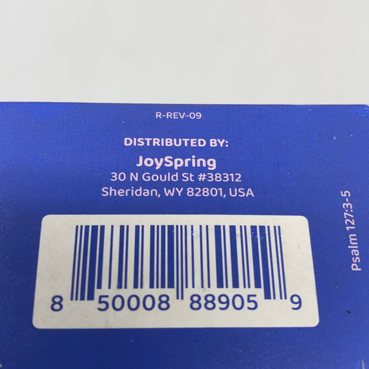 Serial #/Tag-UNT090635B89