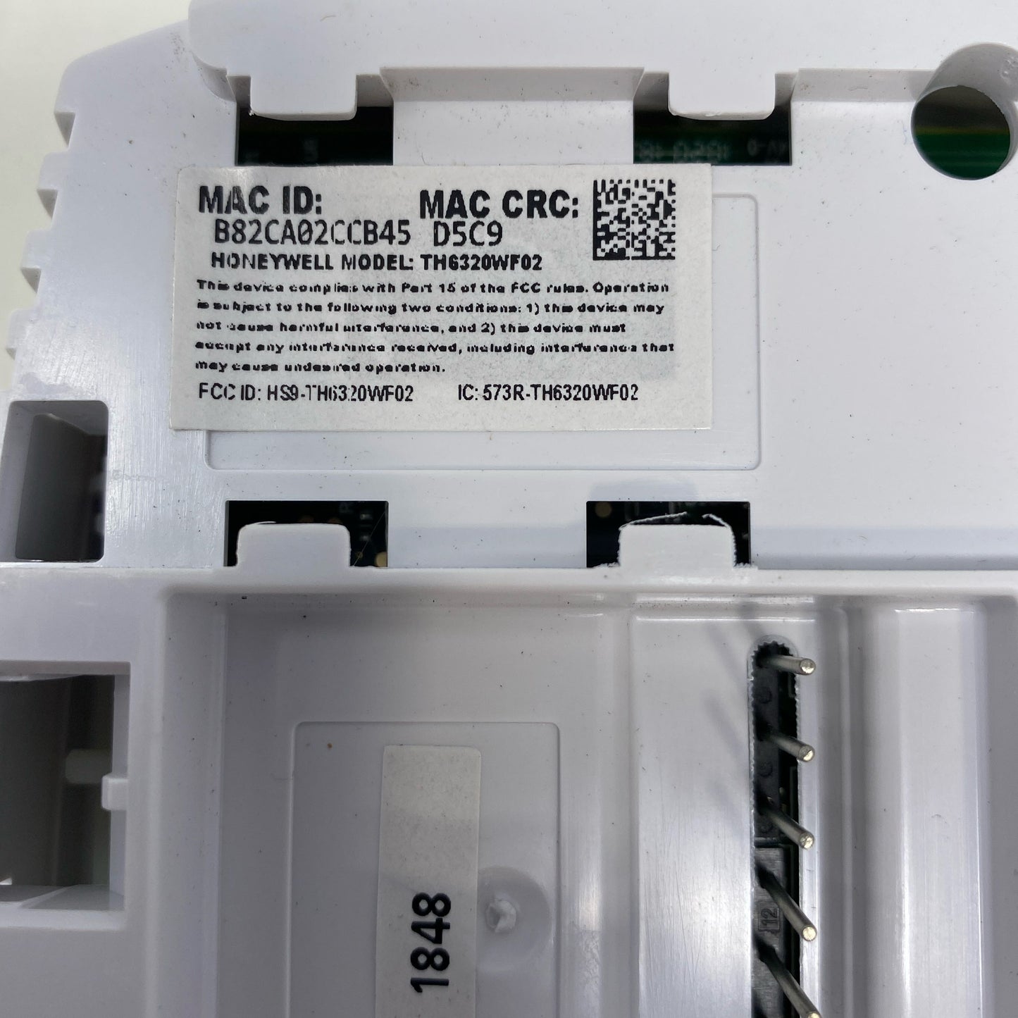 Serial #/Tag-UNT462031X0B