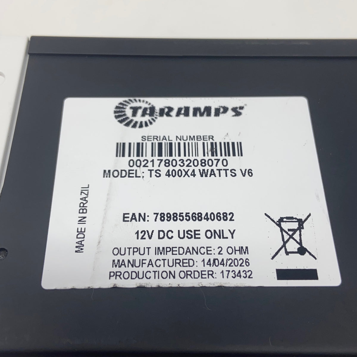 Serial #/Tag-UNT9819758IW