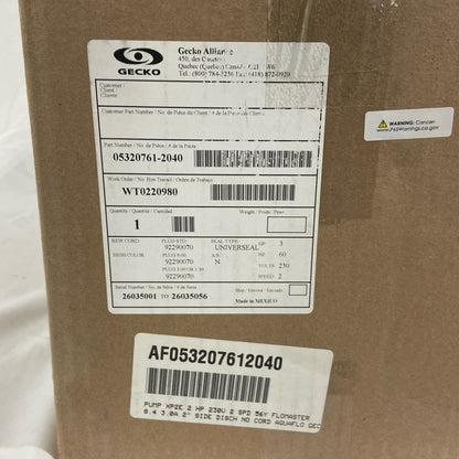Serial #/Tag-UNT675650QBO