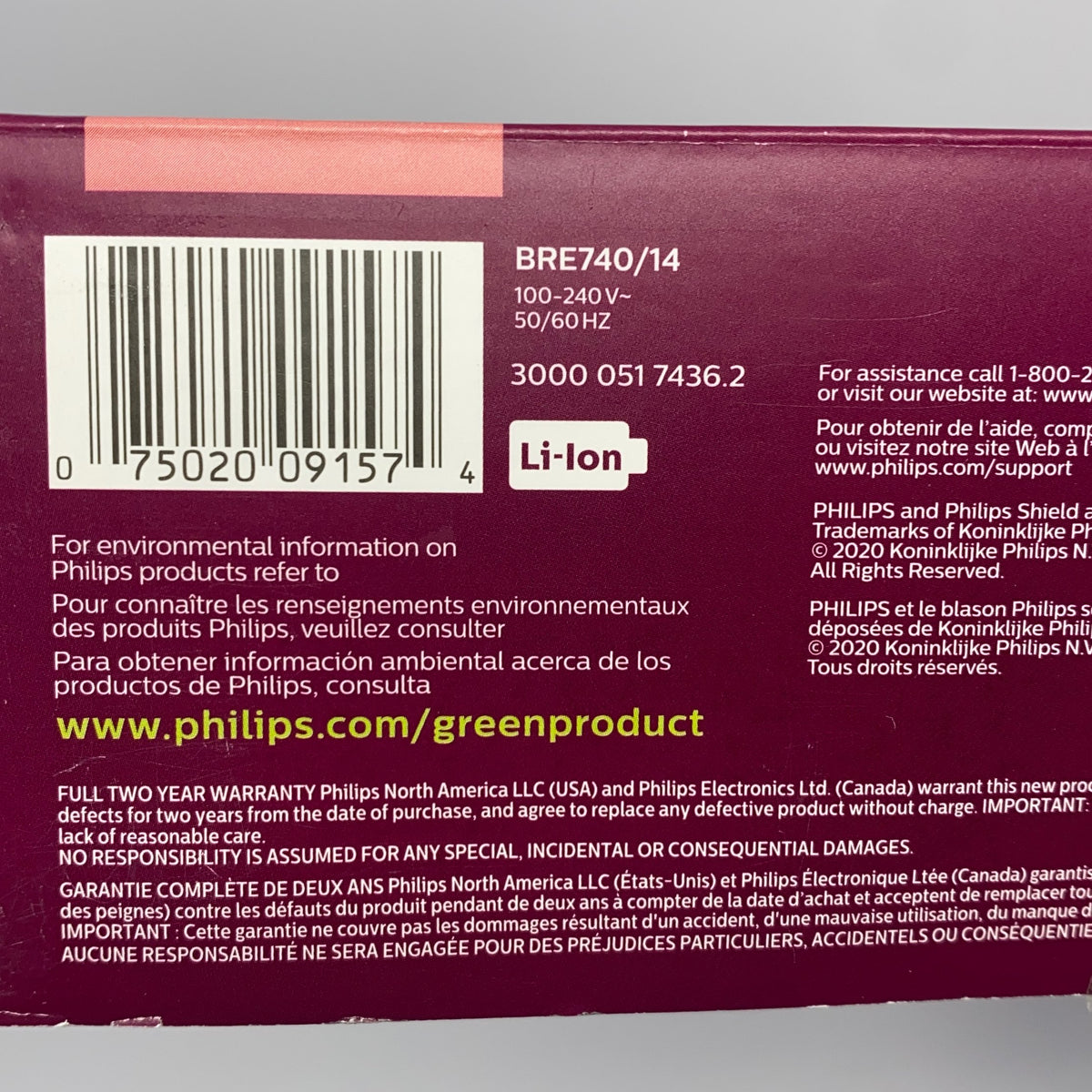 Serial #/Tag-LPNNG6HWDWPR2