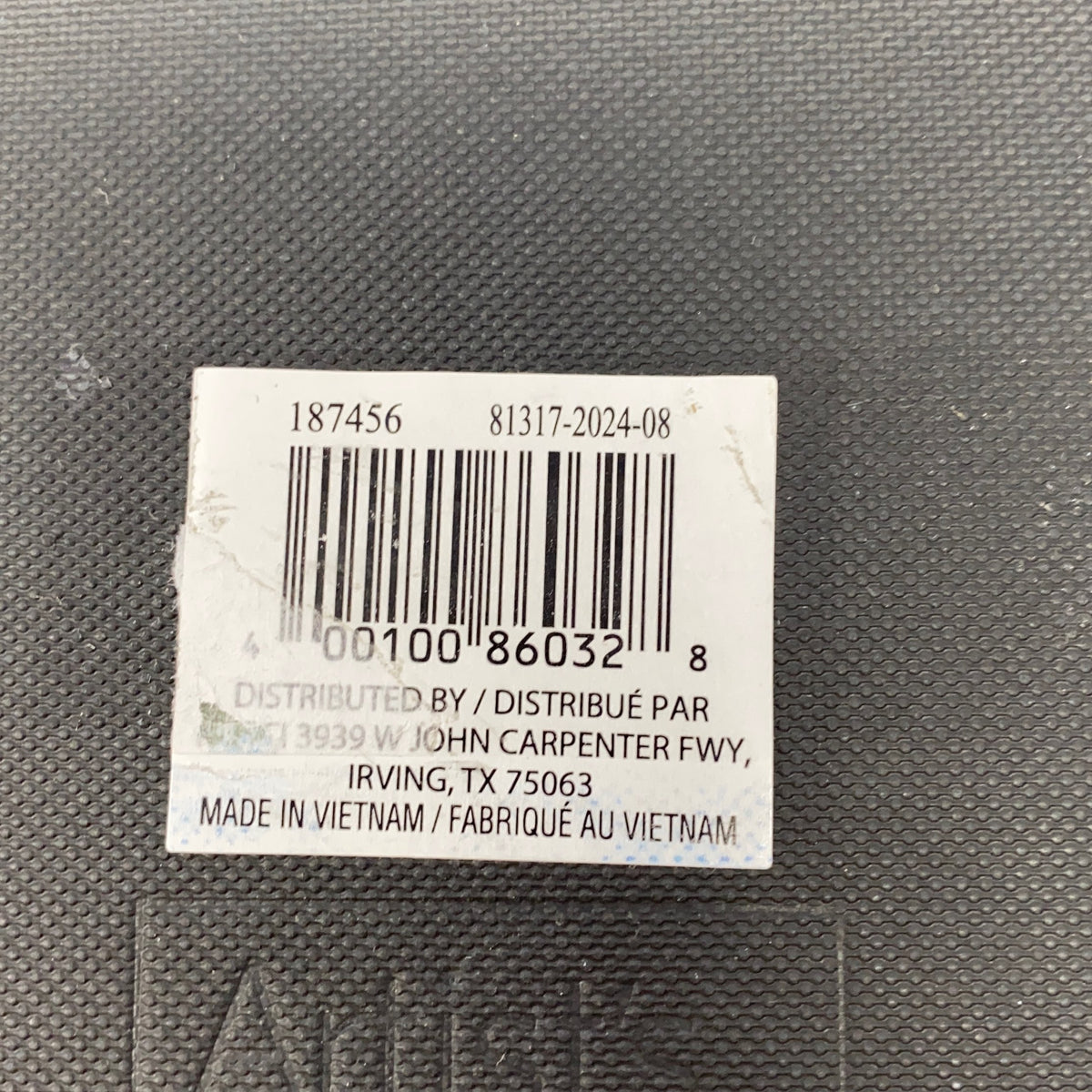Serial #/Tag-UNT590258DQ2