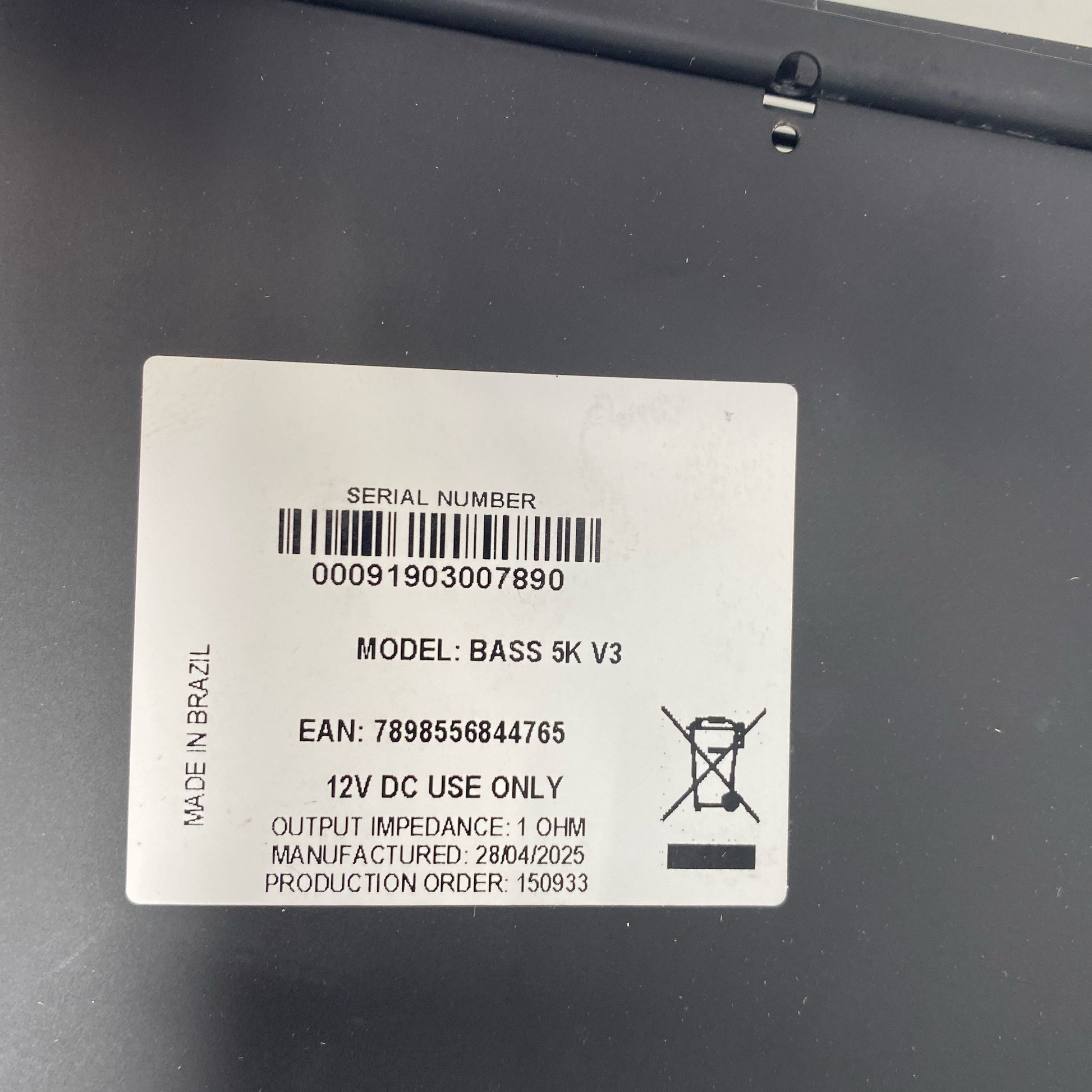 Serial #/Tag-UNT678889KDM