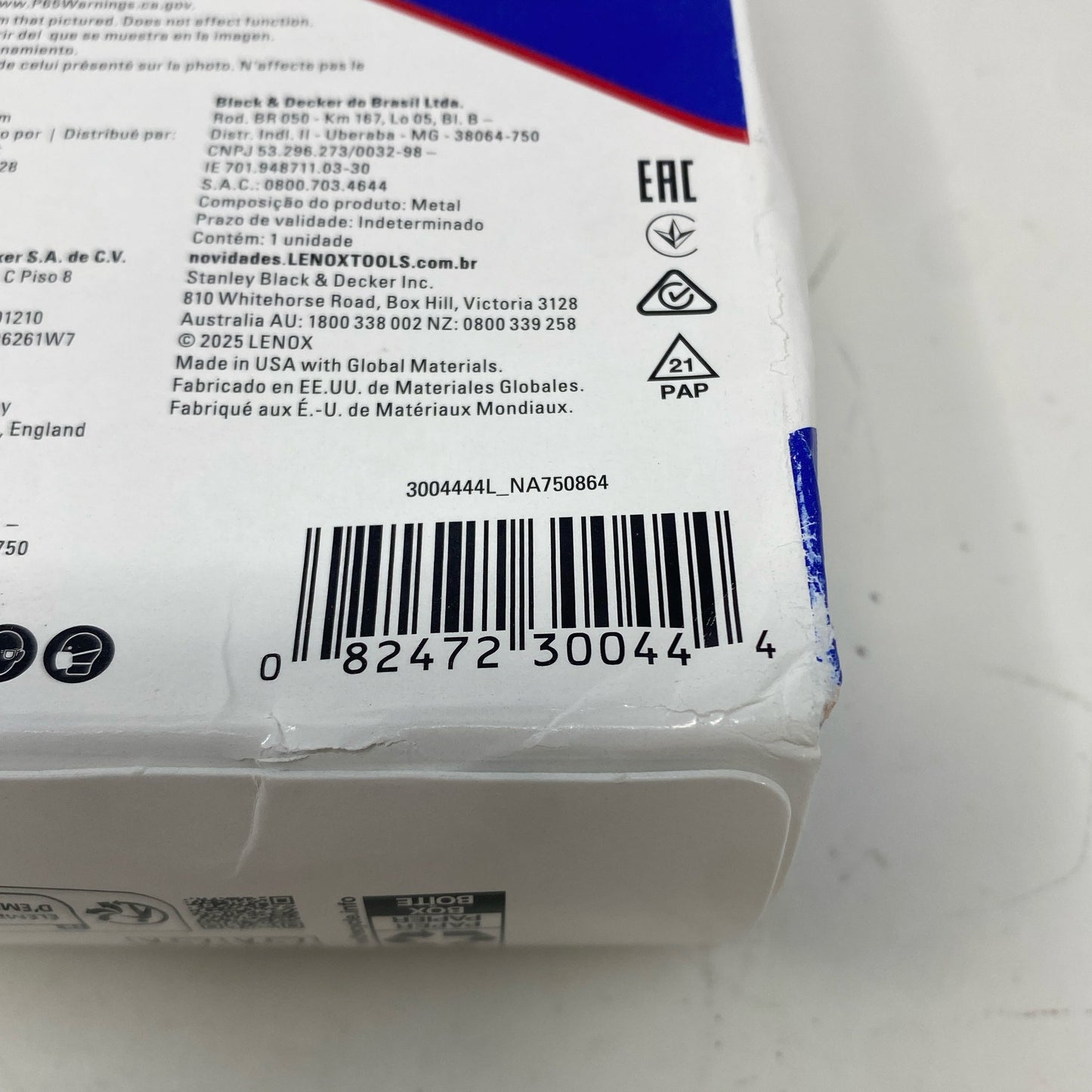 Serial #/Tag-LPNAC952222236