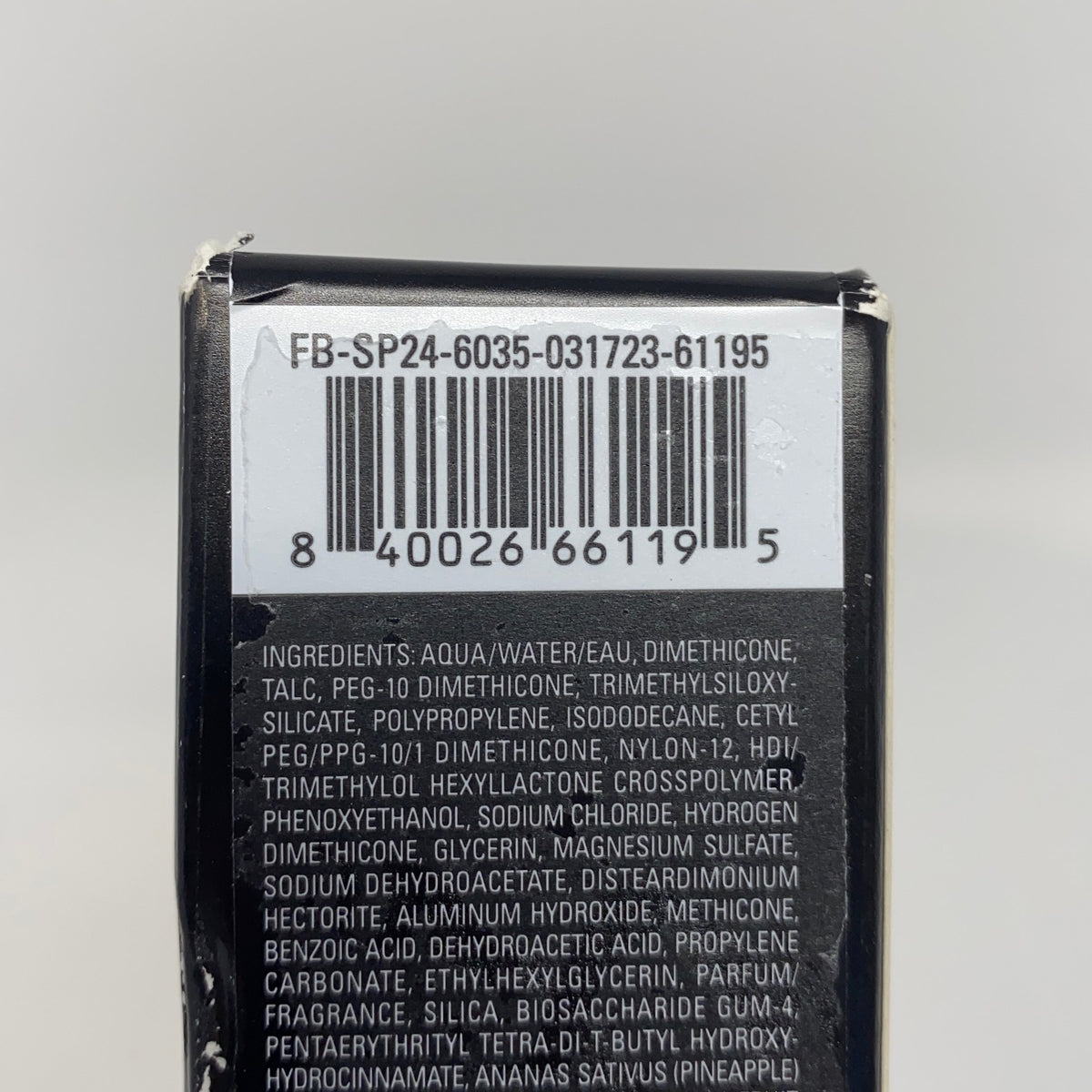 Serial #/Tag-LPNAC115326590