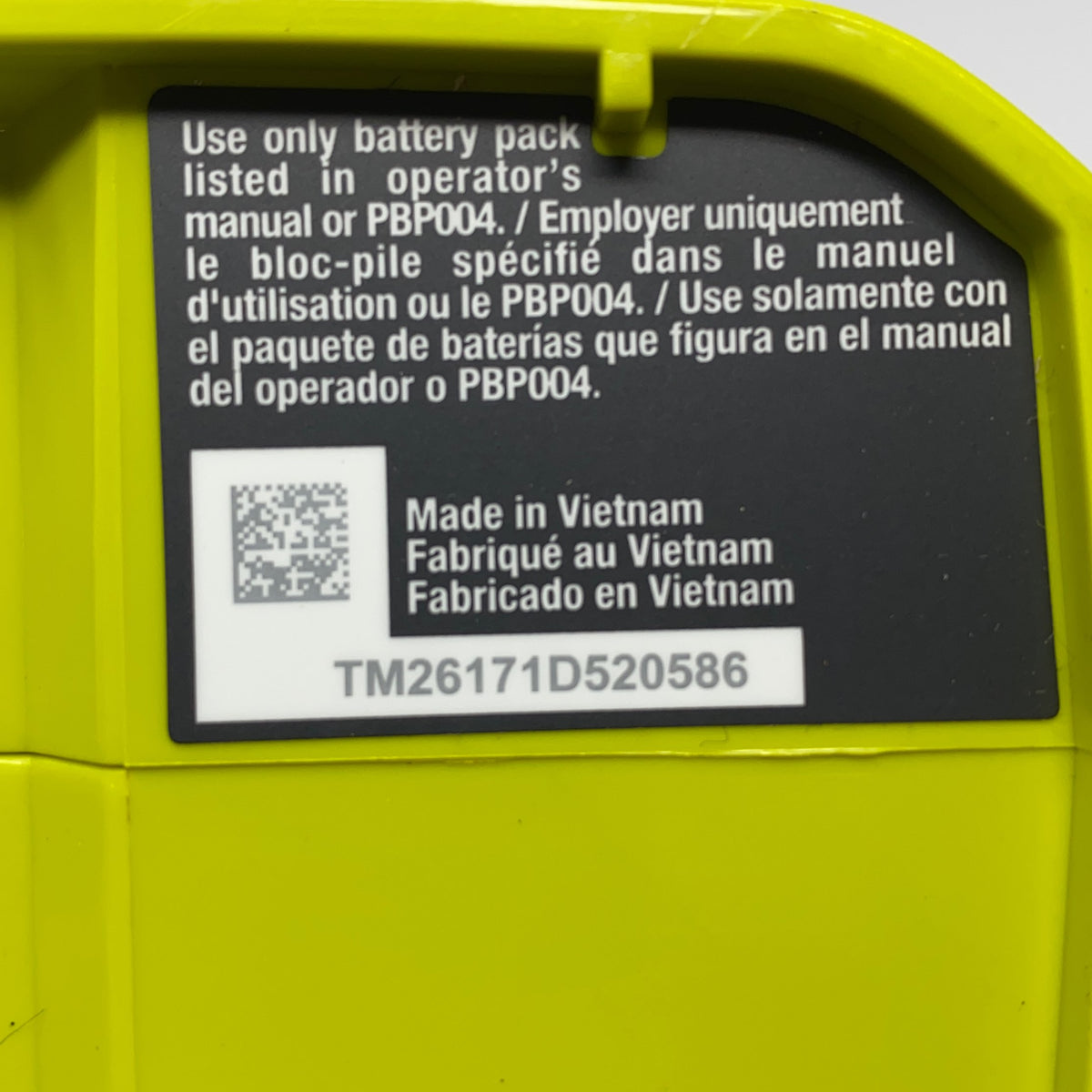 Serial #/Tag-LPNGSAS7797296