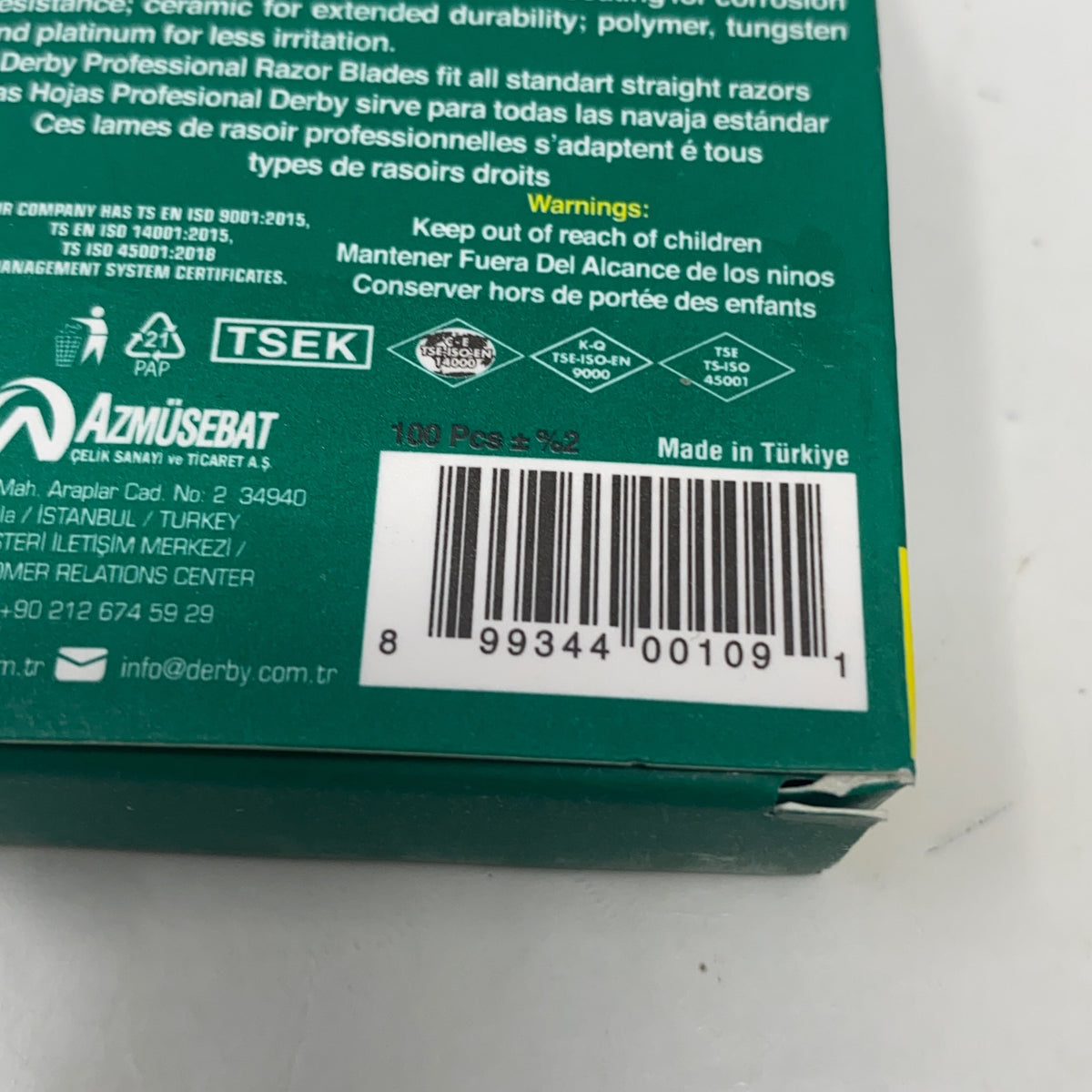 Serial #/Tag-UNT873656H38