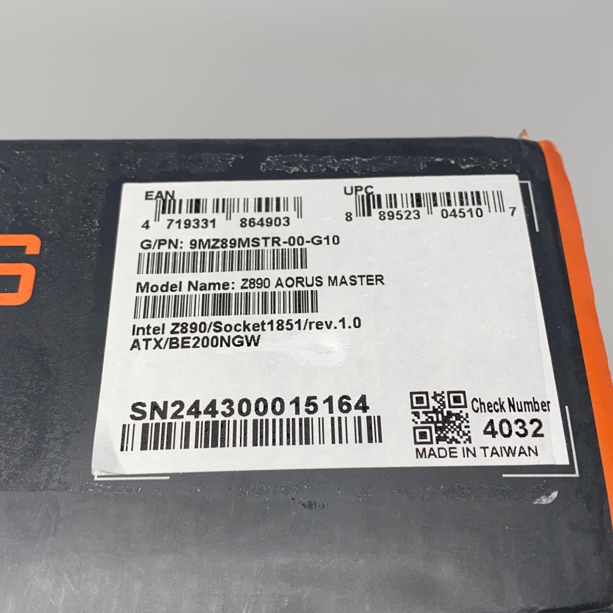 Serial #/Tag-LPNO621163680