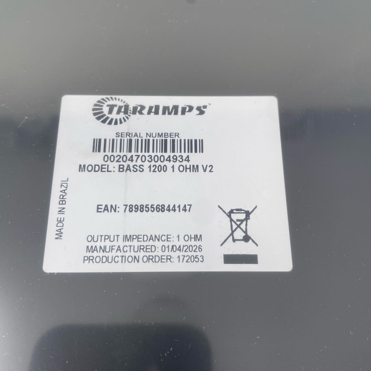Serial #/Tag-UNT013750RZP