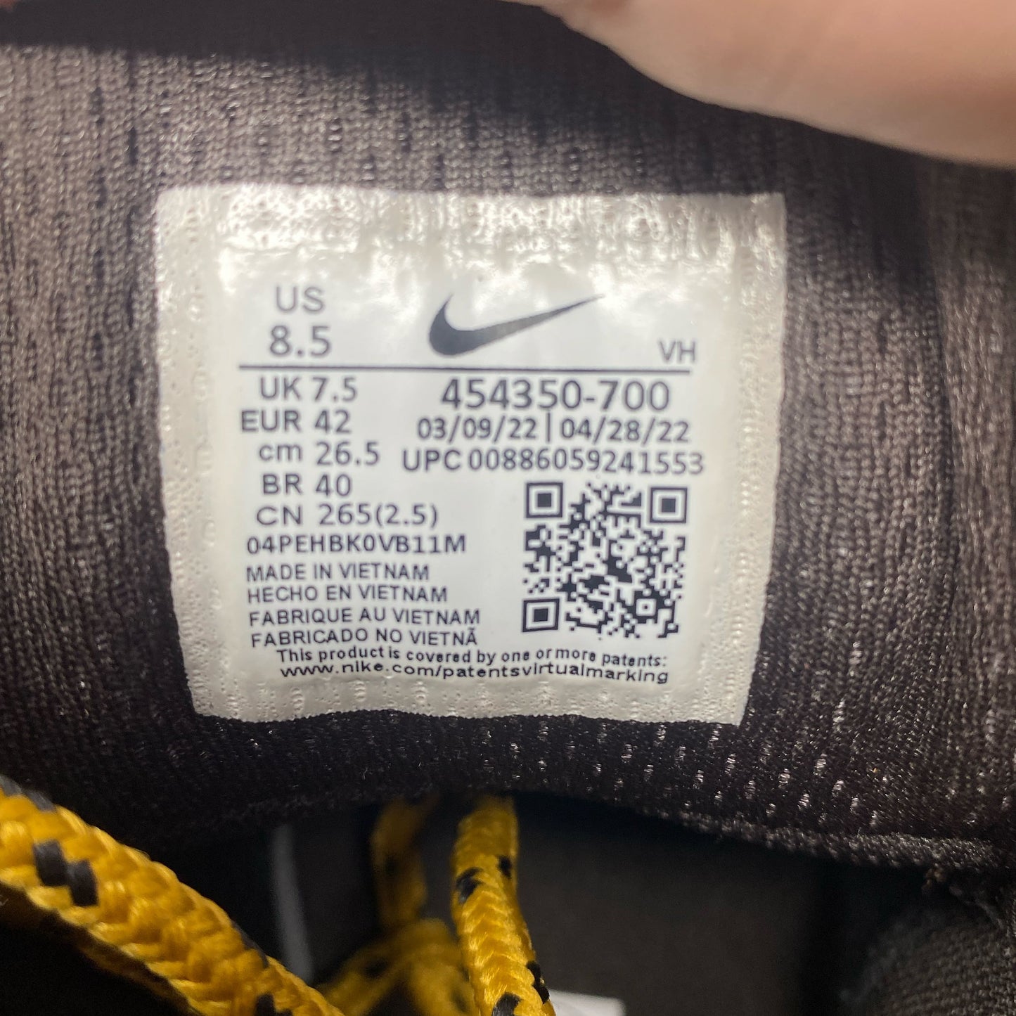 Serial #/Tag-UNT637699WLE