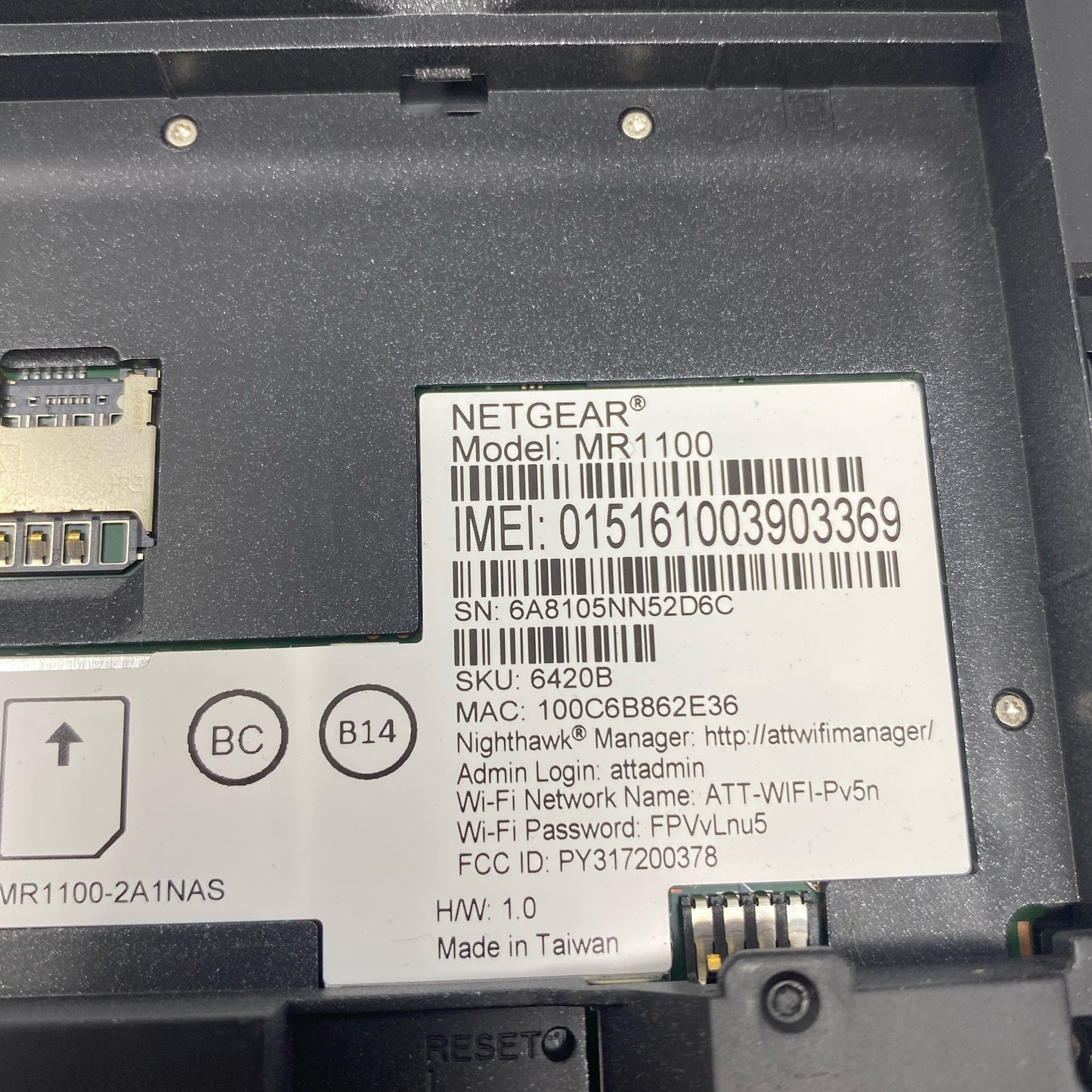 Serial #/Tag-LPNPMFV1213229